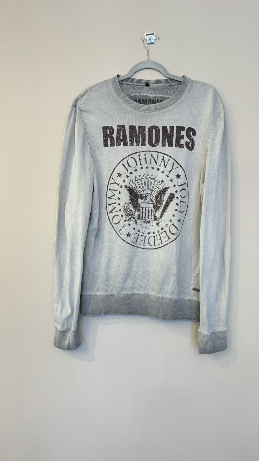 Band Tees × Vintage Ramones sweatshirt grey vintage 00s rock bands Size US M / EU 48-50 / 2 - 1 Thumbnail