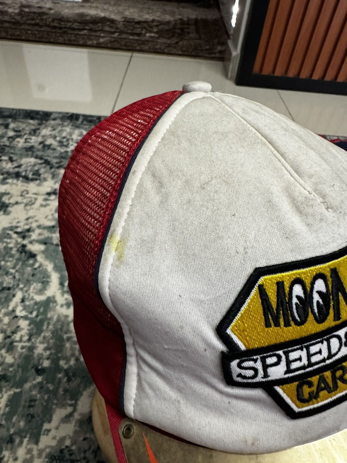 Vintage VINTAGE MOONEYES SPEED & KUSTOM CAR CLUB TRUCKER CAP HAT Size ONE SIZE - 6 Thumbnail
