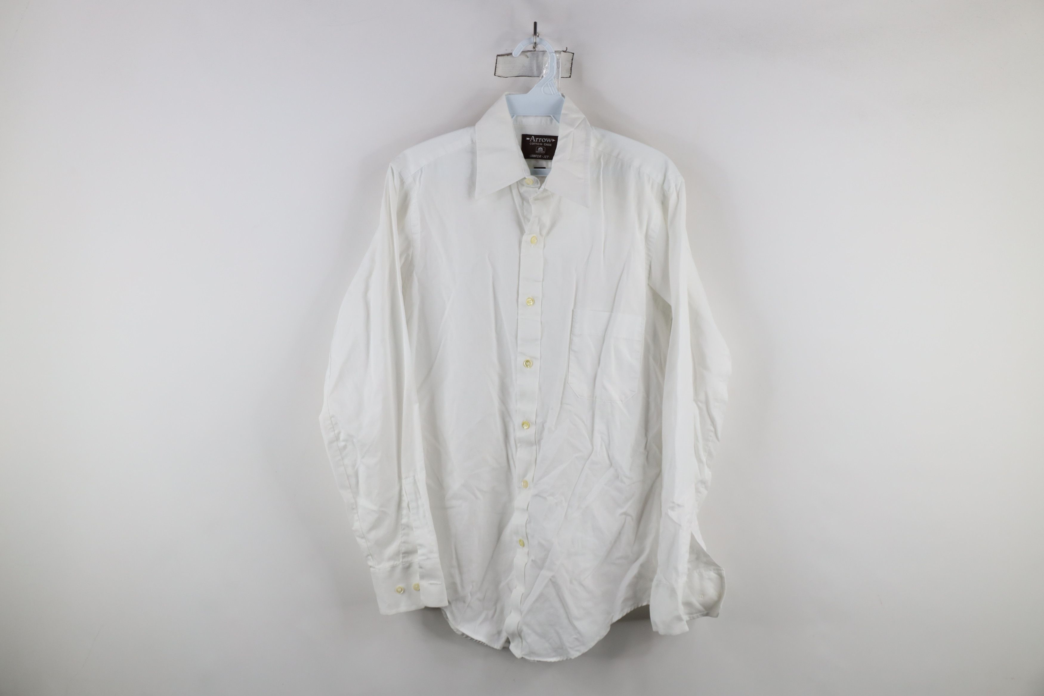 Vintage Vintage 70s Streetwear Sanforized Collared Button Shirt Size US S / EU 44-46 / 1 - 1 Thumbnail