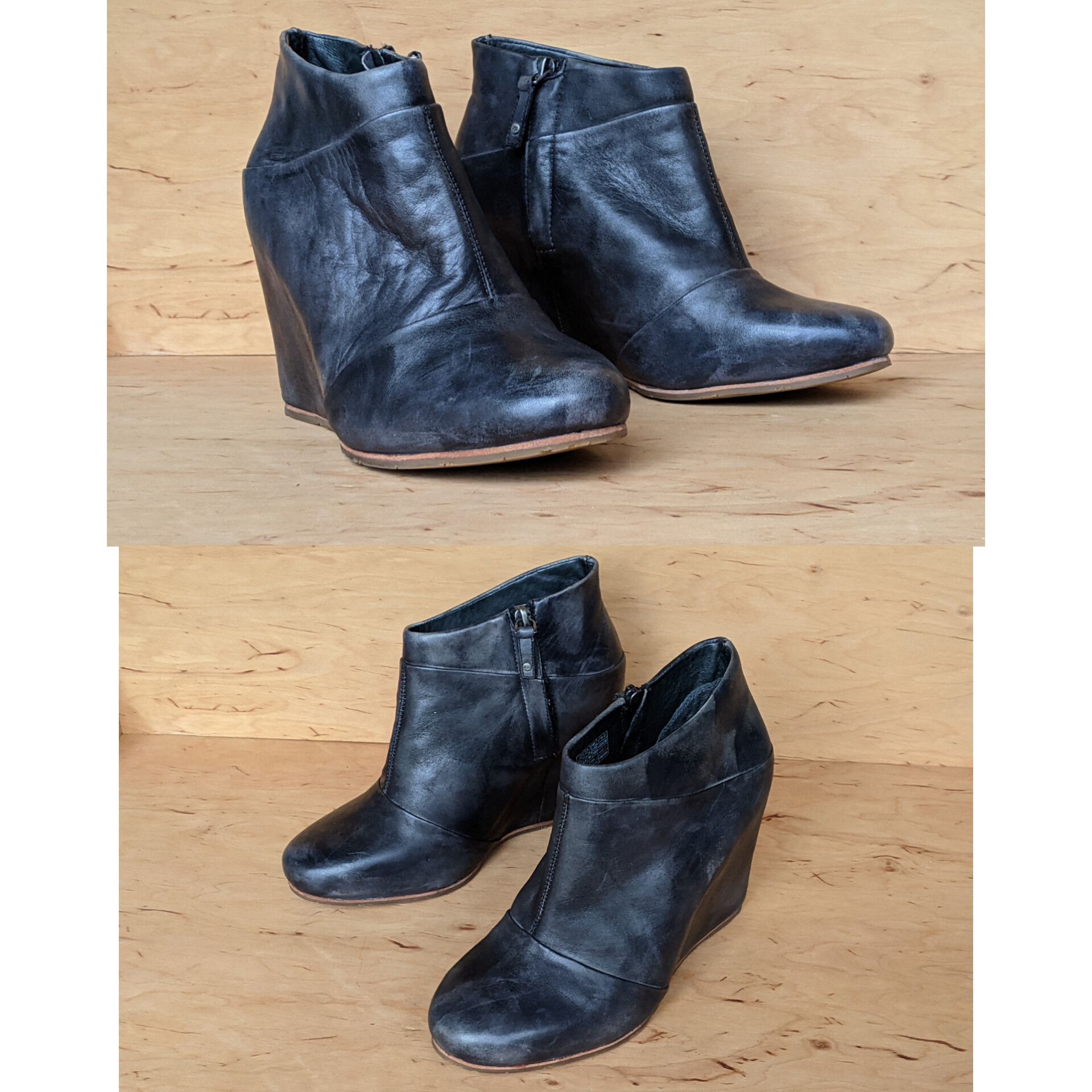 Ugg UGG Carmine Pull On Wedge Heel Boots Prada 1001882 Vintage Size US 8 / IT 38 - 22 Thumbnail