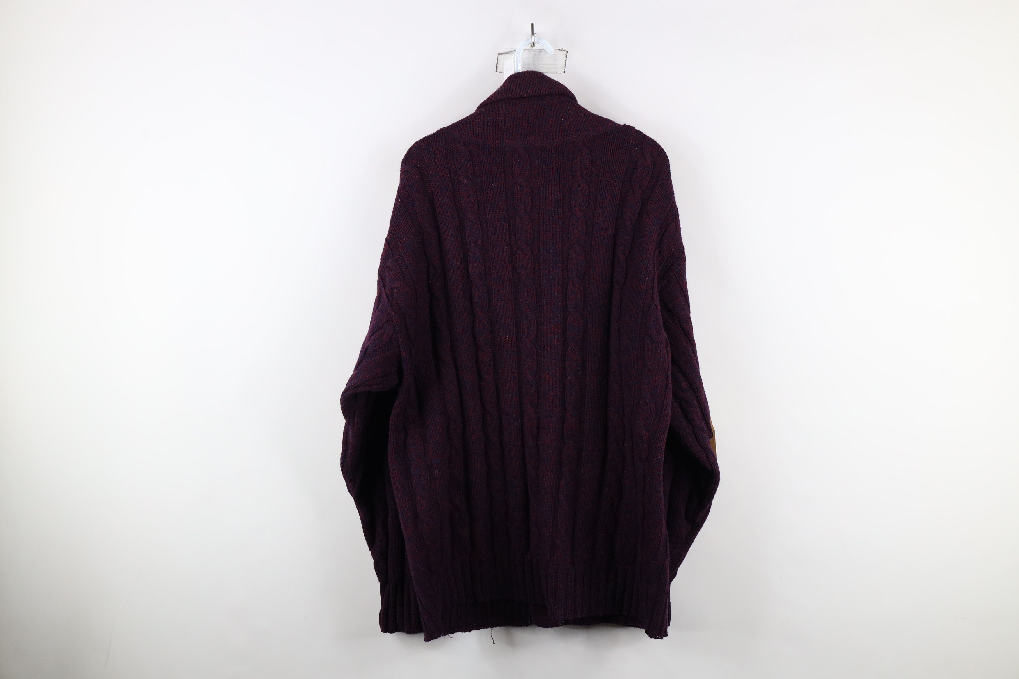 Eddie Bauer × Vintage Vintage 90s Eddie Bauer Knit Shawl Cardigan Sweater USA Size US L / EU 52-54 / 3 - 10 Thumbnail