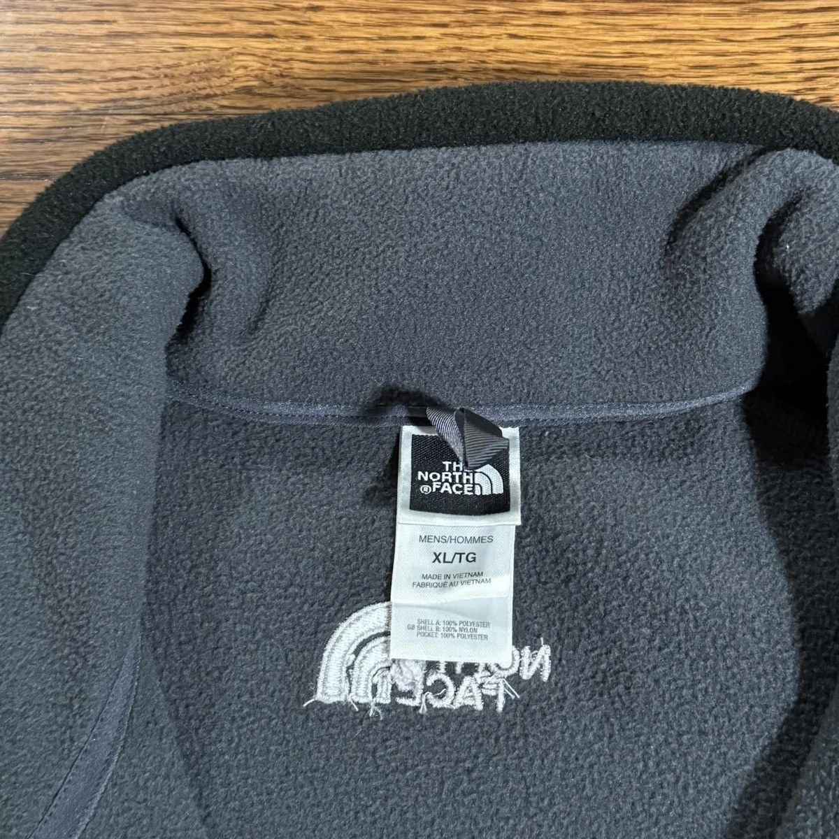 The North Face Vintage The North Face Grey / Black Fleece Jacket (Size XL) Size US XL / EU 56 / 4 - 2 Thumbnail