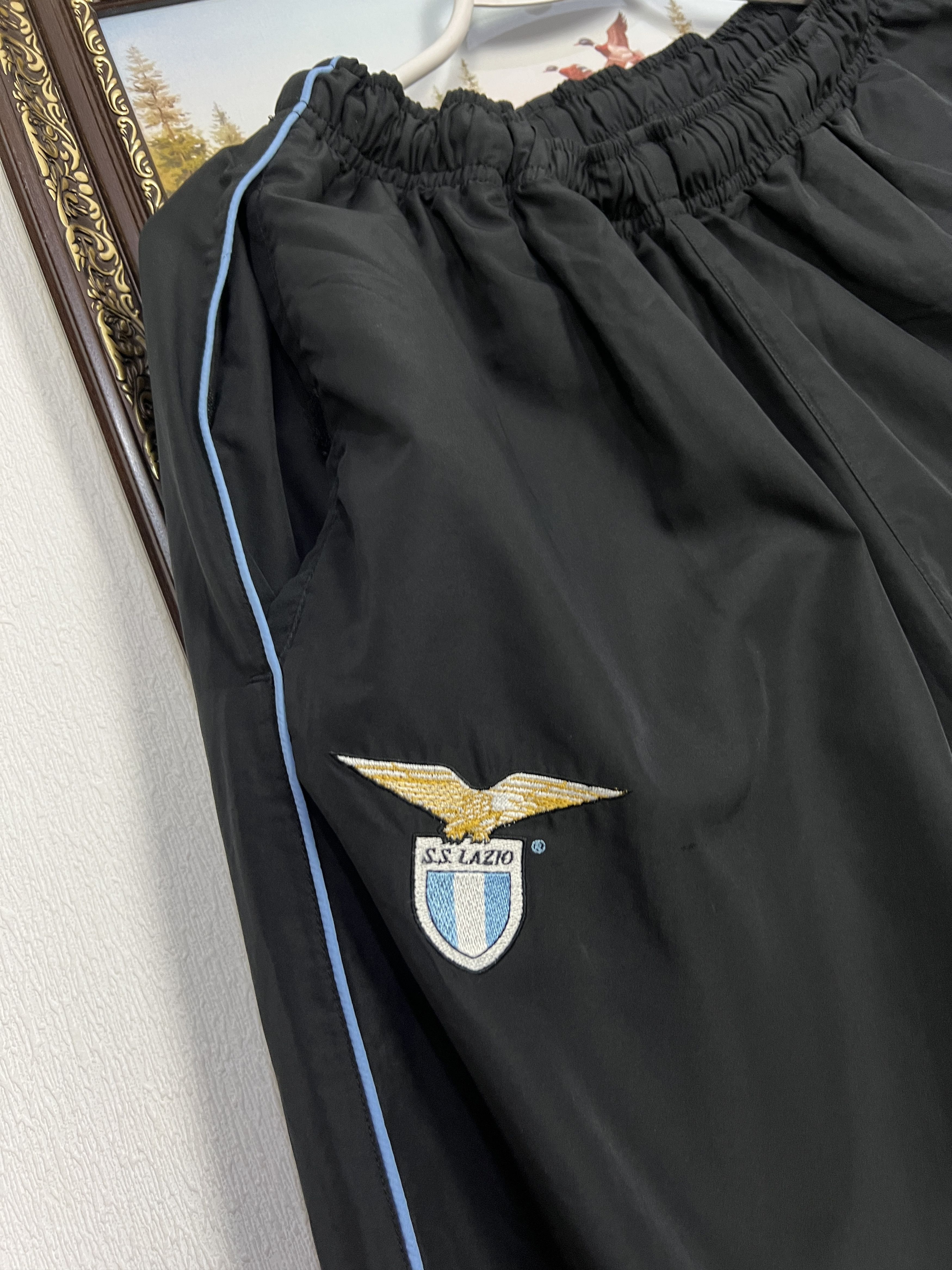 Puma Vintage Lazio Football Pants Soccer Athletic Sweatpants Size US 36 / EU 52 - 4 Thumbnail