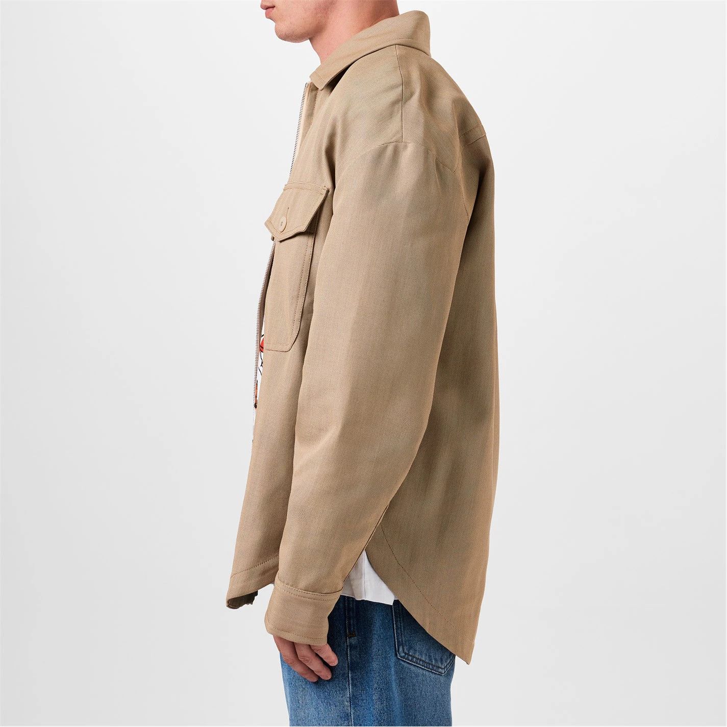 Jacquemus o1g2r1mq0426 Le Montagne Overshirt in Beige Size US L / EU 52-54 / 3 - 3 Thumbnail