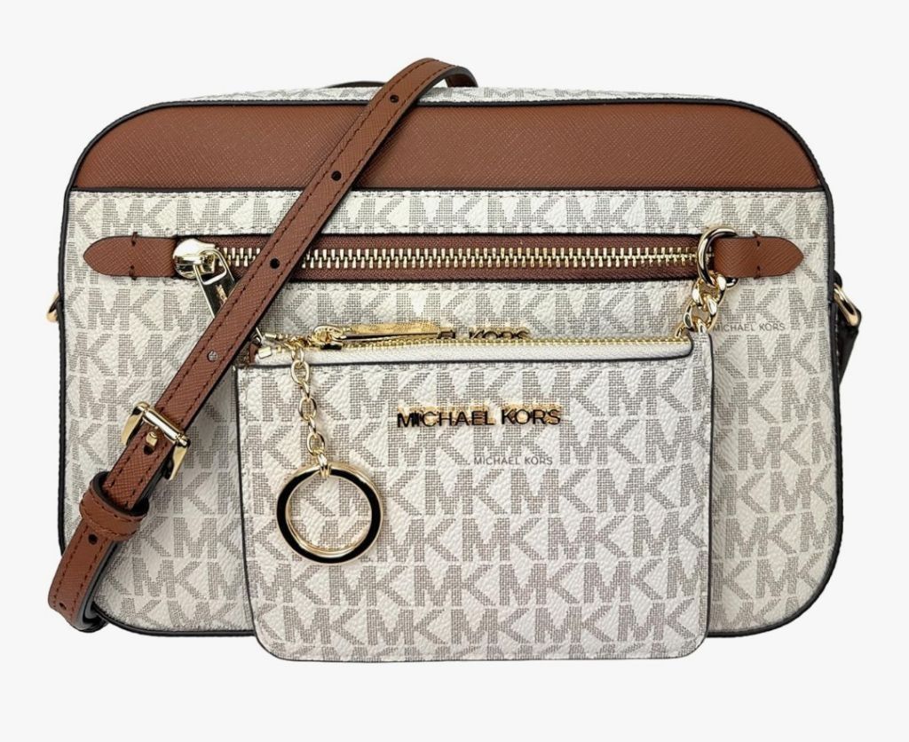 Michael Kors Michael Kors Jet Set Large Logo Crossbody & Card Holder NWT Size ONE SIZE - 1 Thumbnail