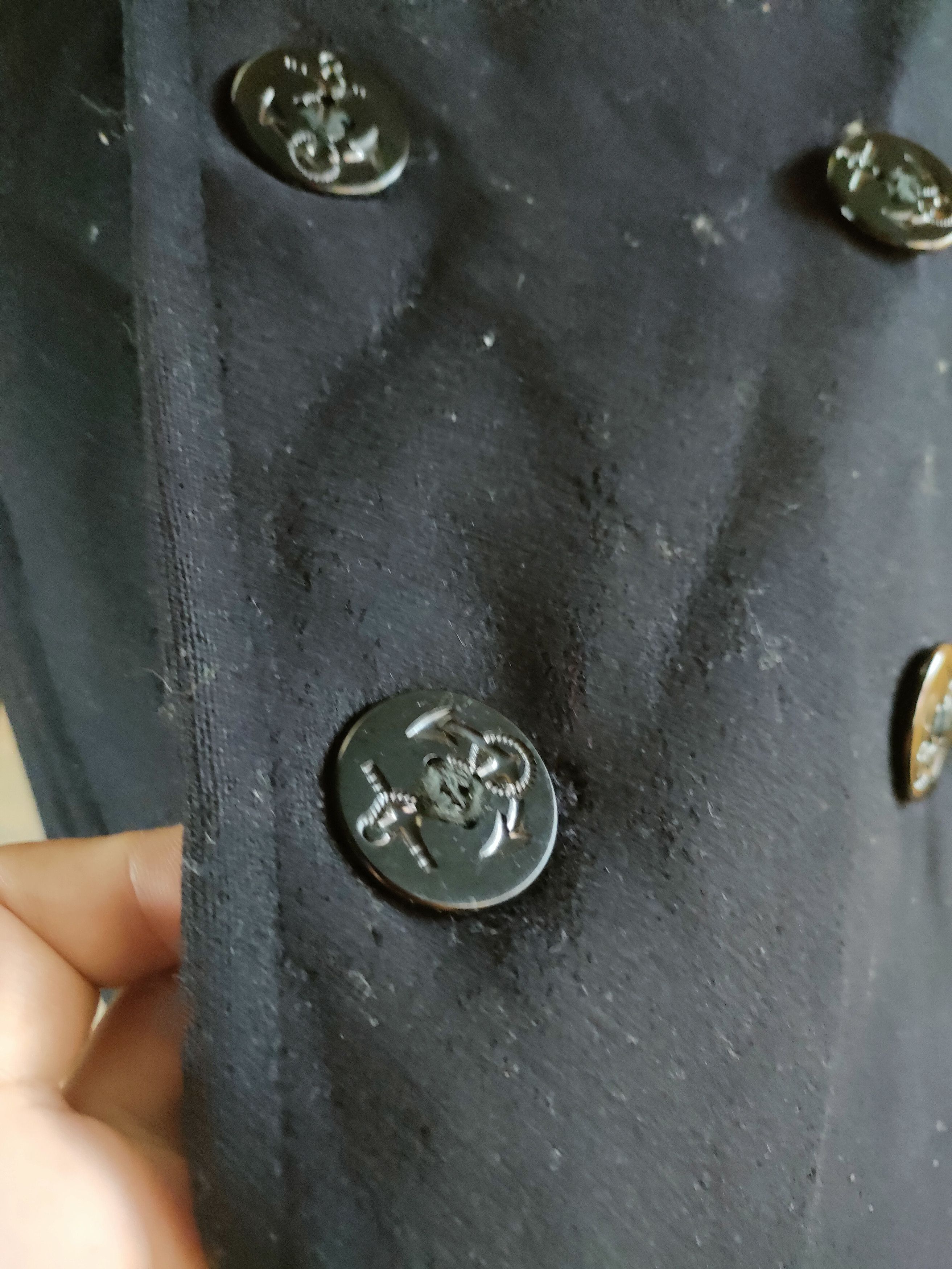 Nigel Cabourn × Vintage Vintage USN Double Breast Jacket Size US S / EU 44-46 / 1 - 8 Thumbnail
