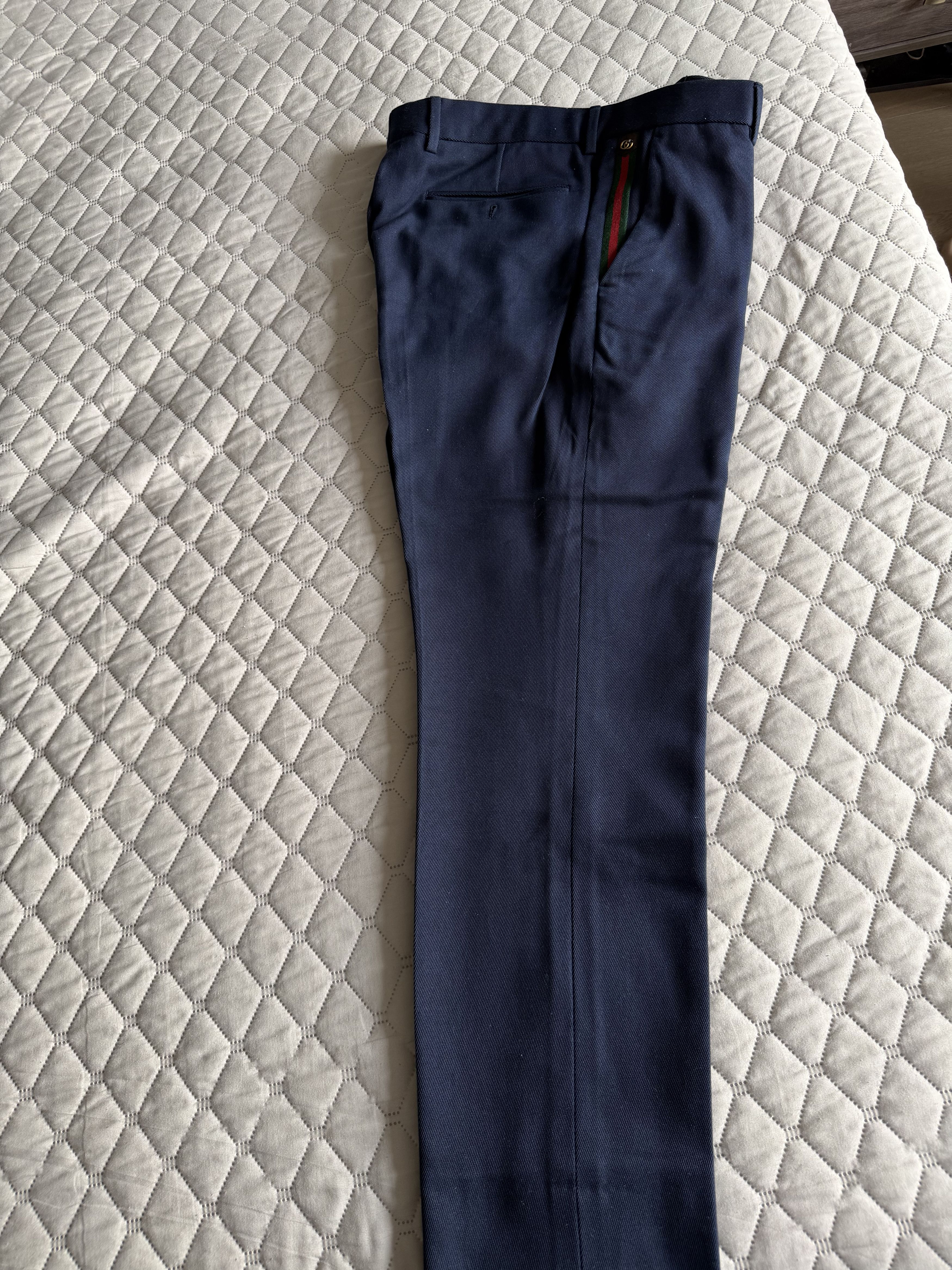 Gucci Blue Gucci Trousers Size 34R - 2 Thumbnail