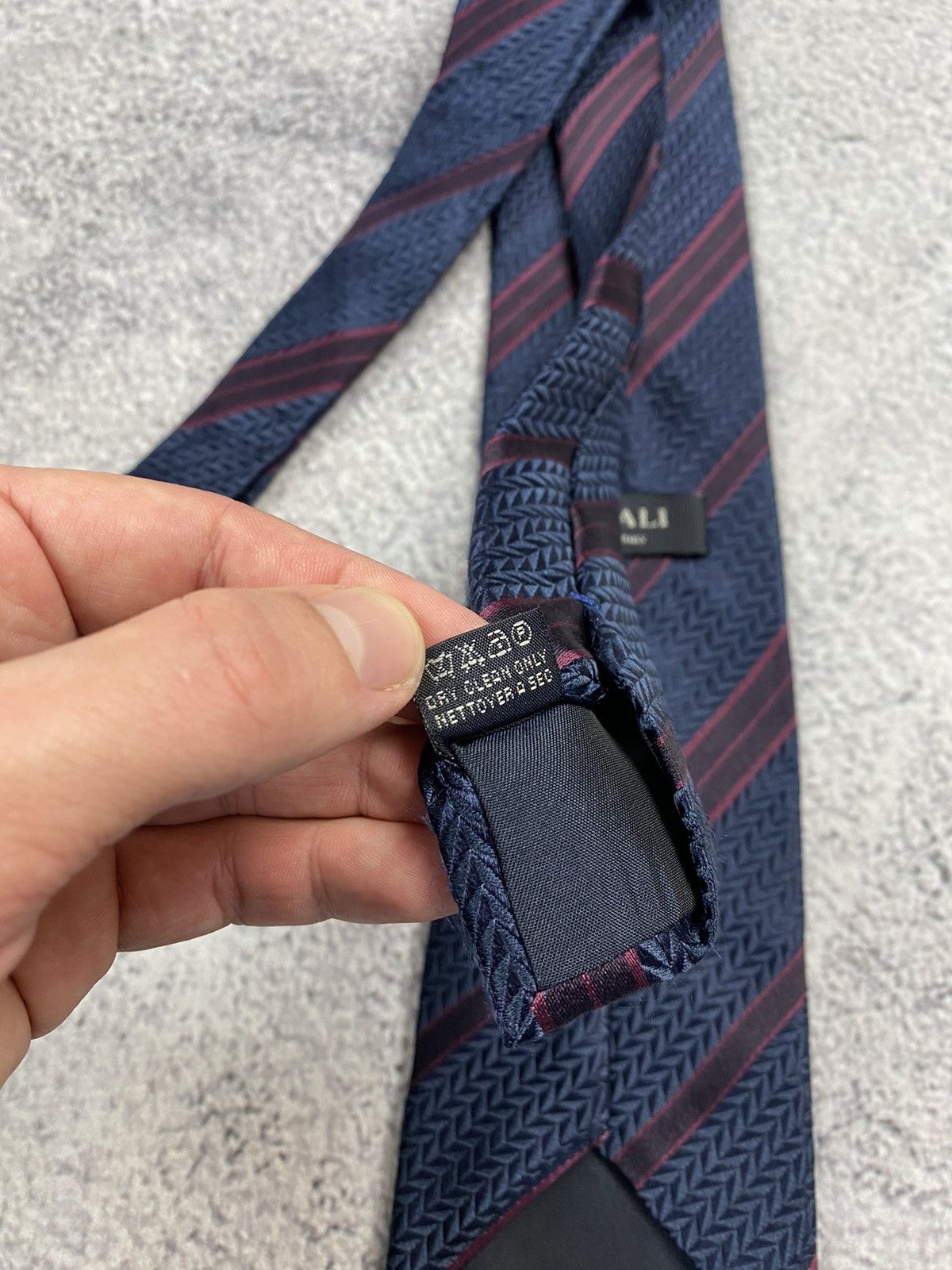 Canali Canali Striped Silk Tie Size ONE SIZE - 13 Thumbnail