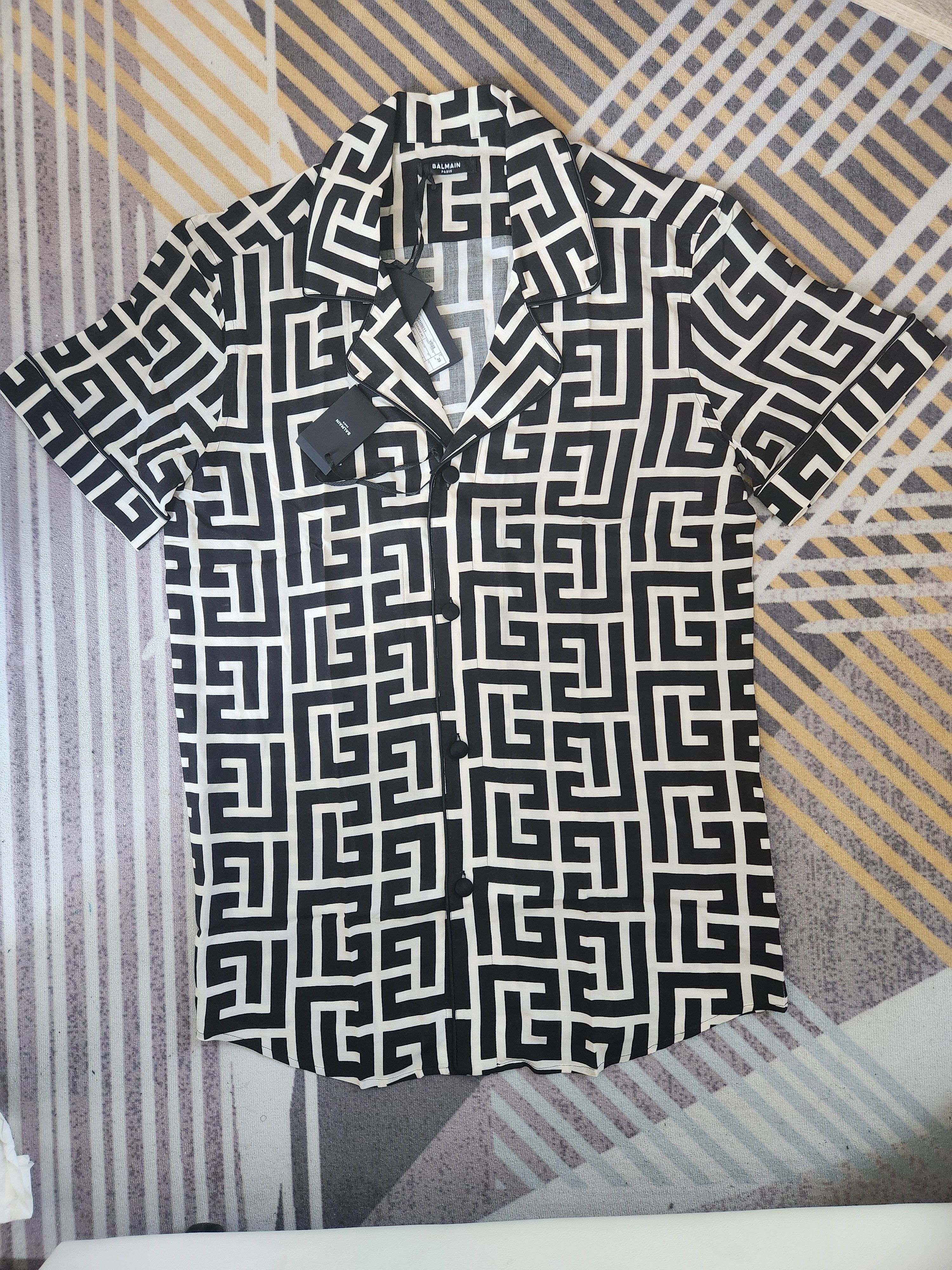 image of Balmain Shirt in Black, Men's (Size Small)