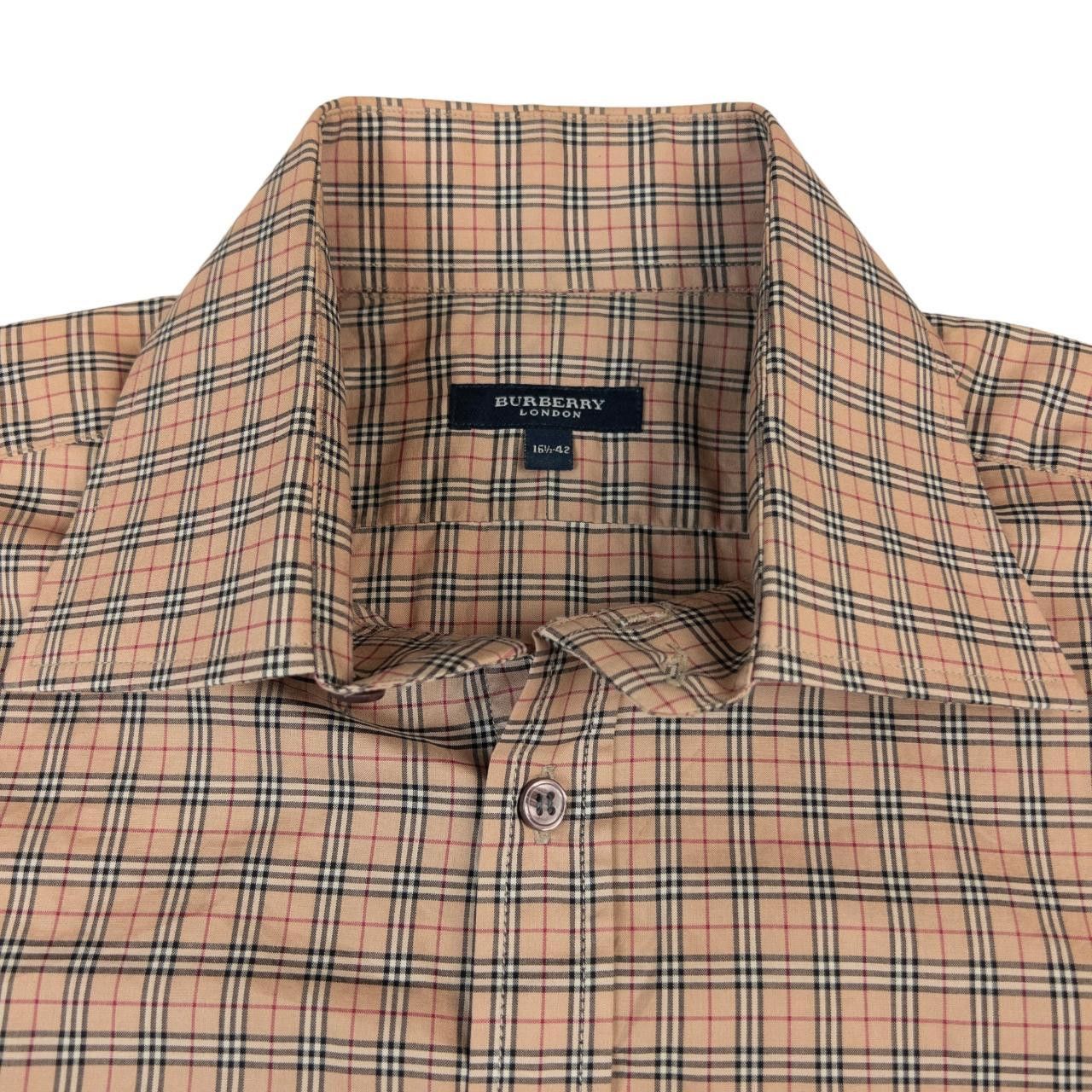 Burberry Vintage Burberry Nova Check Short Sleeve Shirt Size XL Size US XL / EU 56 / 4 - 3 Thumbnail