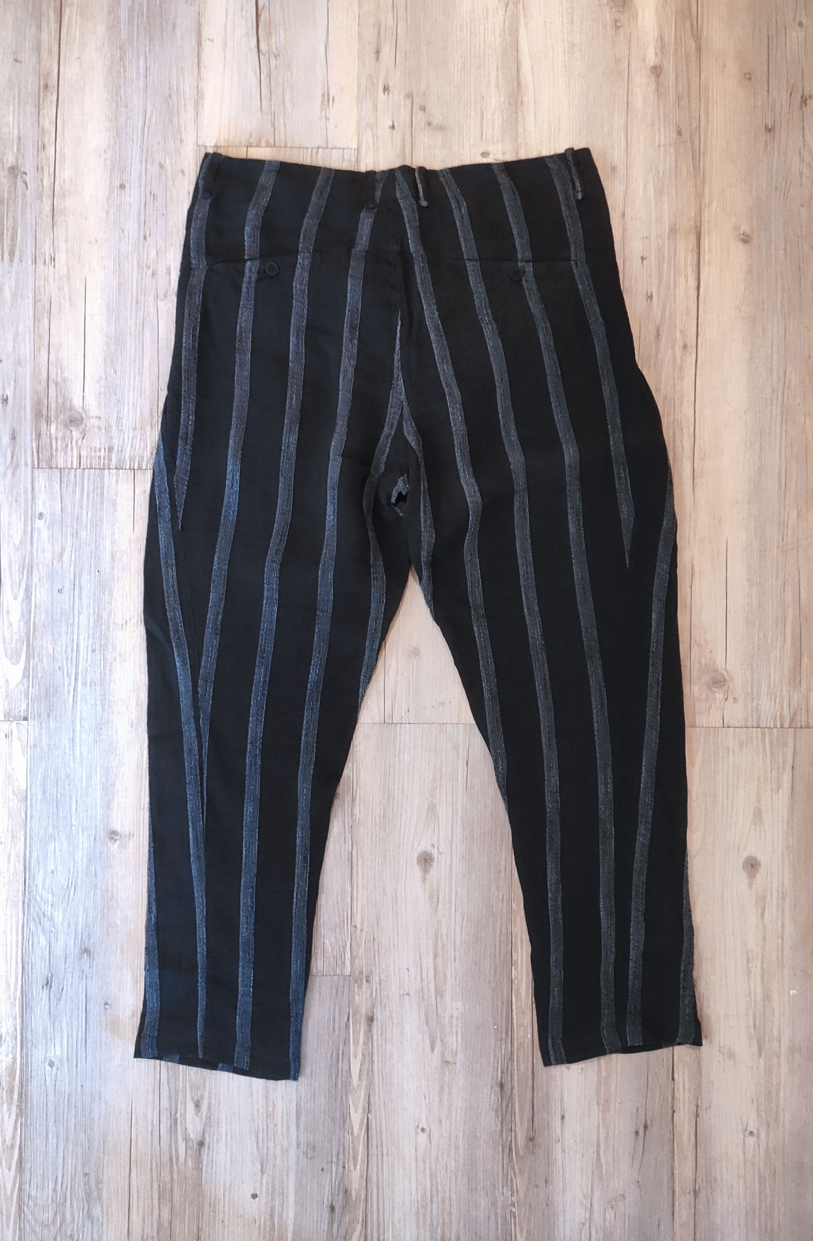 Transit Pinstripe linen pants.Like Boris Bidjan Saberi or Carpe Diem Size US 34 / EU 50 - 5 Thumbnail