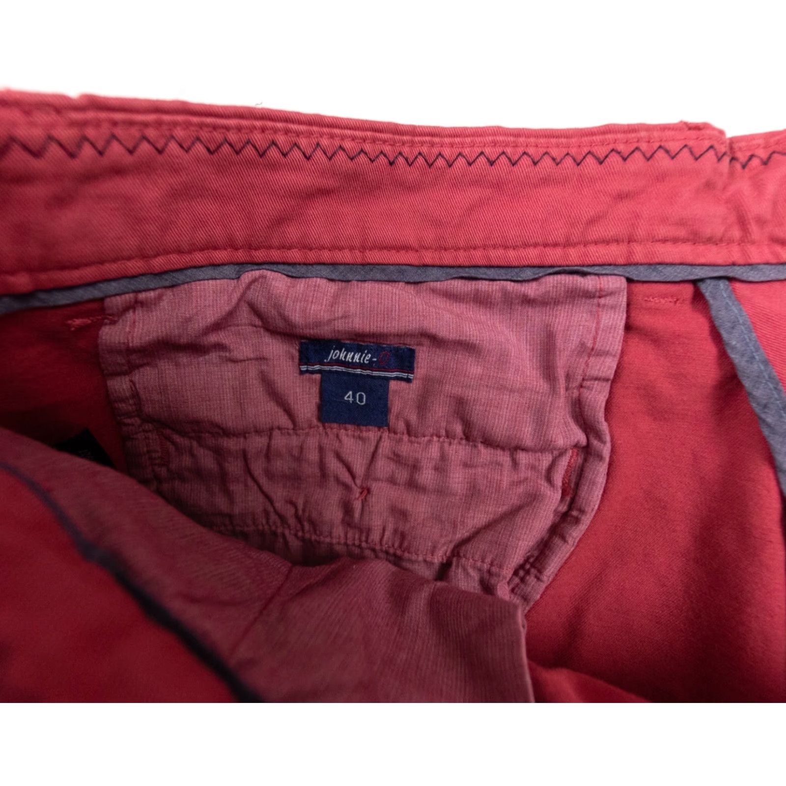 johnnie-O VINTAGE? No—Johnnie-O Men’s Stretch Chino Shorts 9" Inseam Pink 40 Regular Flat Front Casual Mens Size US 40 / EU 56 - 3 Thumbnail
