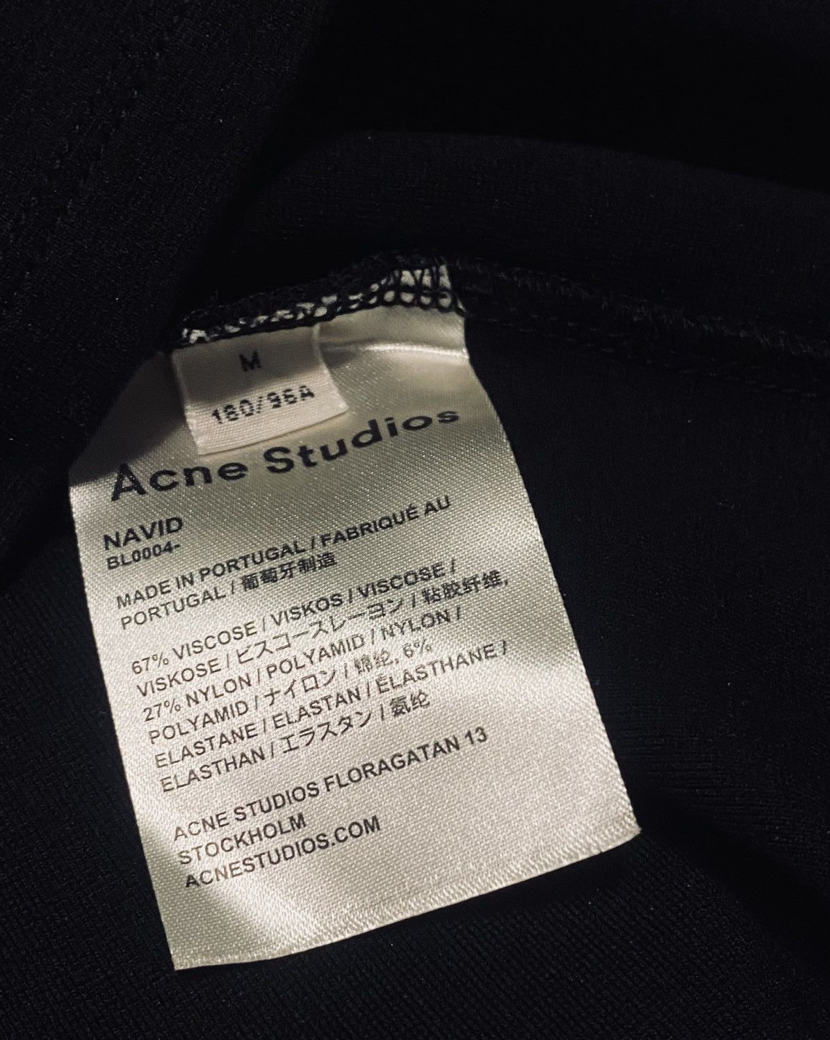 Acne Studios Acne Studios Tee Viscose Round Neck T-shirt Size US M / EU 48-50 / 2 - 4 Thumbnail