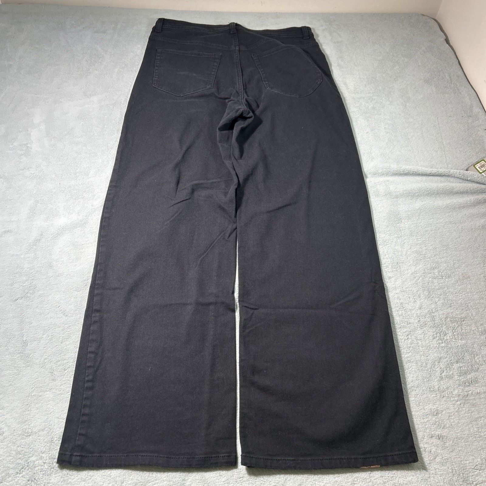 Divided Beyond Baggy Jeans 12 32x30 Black Hamilton Wide Baggie Loose Size 34" / US 12 / IT 48 - 3 Thumbnail