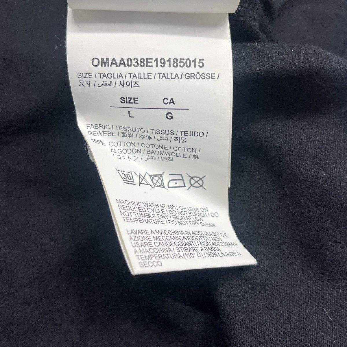 Off-White Off-White FW19 Waterfall Short Sleeve Over Tee Size US L / EU 52-54 / 3 - 3 Thumbnail