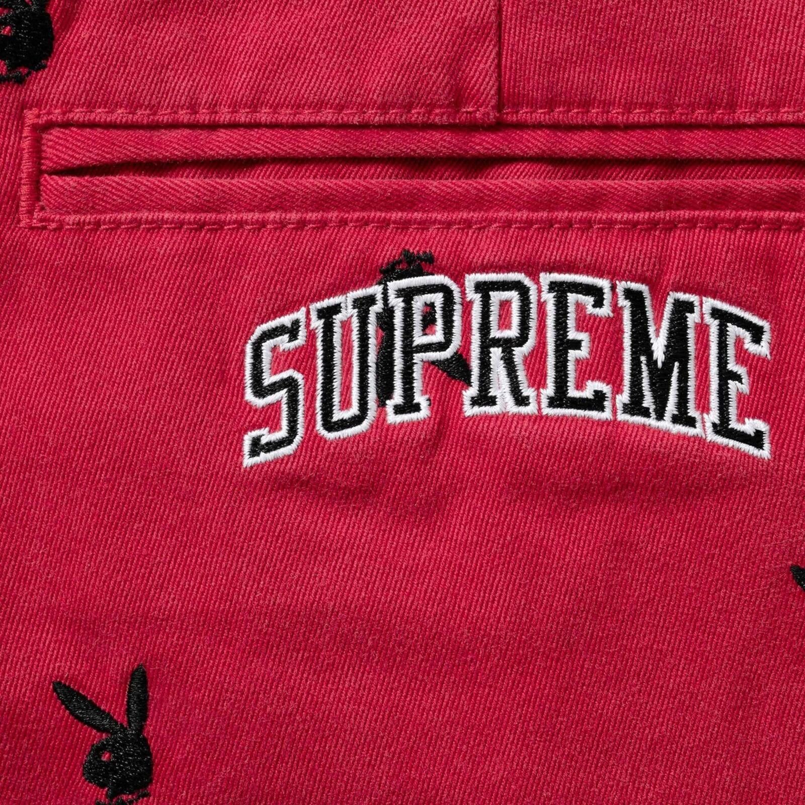 Supreme SS26 Supreme Chino Pant Playboy Red 34 Size US 34 / EU 50 - 3 Thumbnail