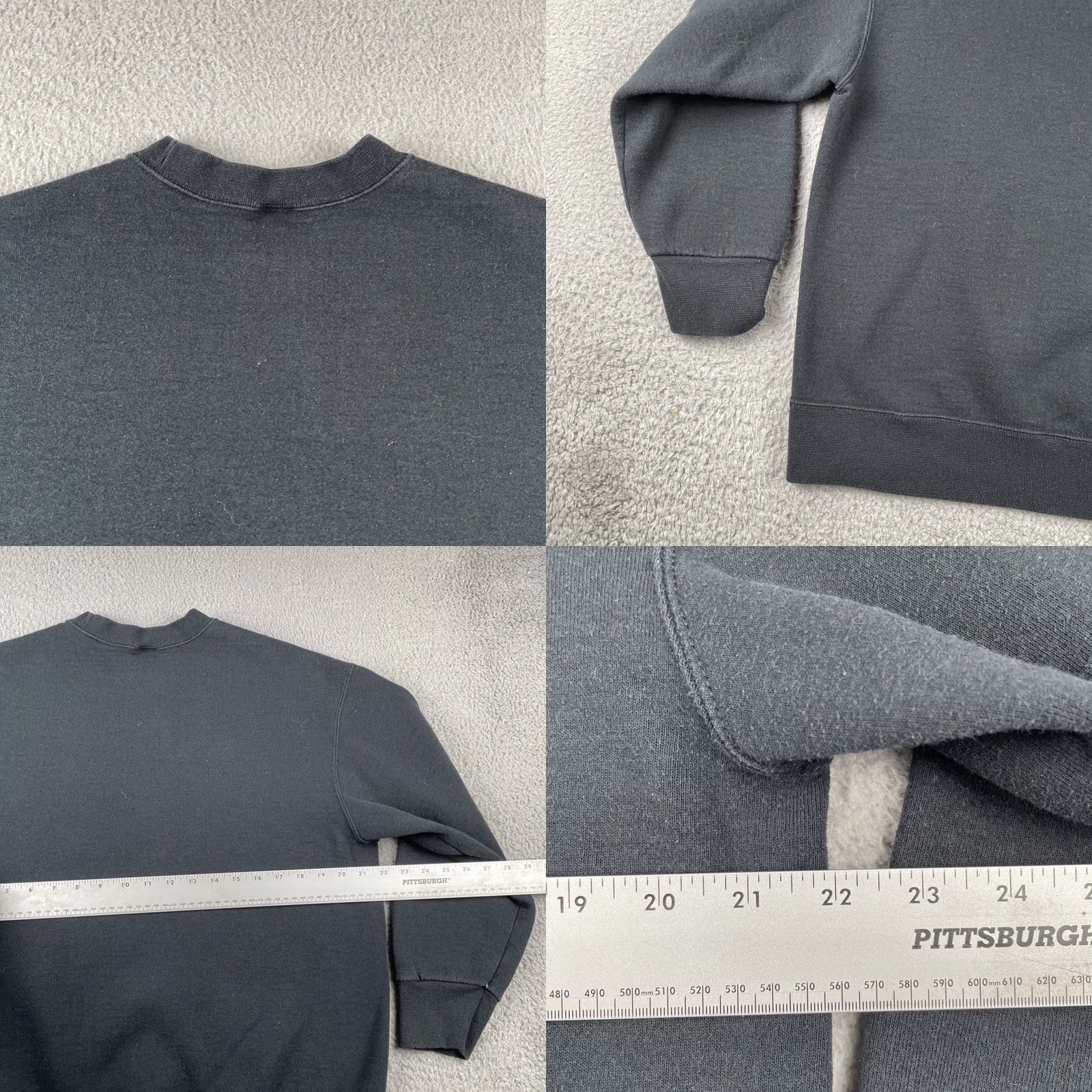 Fruit Of The Loom VINTAGE Fruit of the Loom Sweatshirt Black L Mens Wrestling 90s Y2K Size US L / EU 52-54 / 3 - 9 Thumbnail