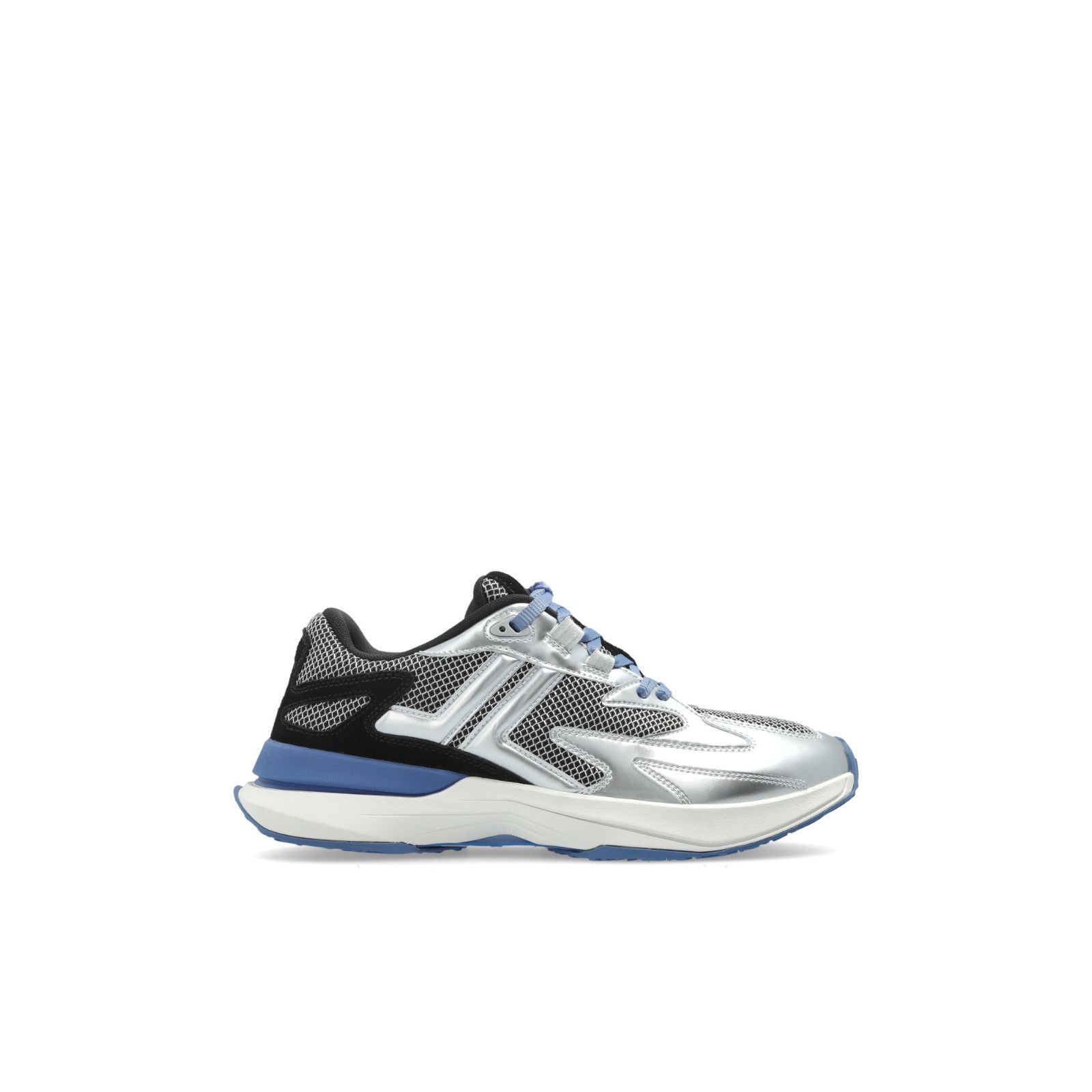 Lanvin LANVIN JLA Silver Leather Sneakers New & Authentic (Men's si Size US 10 / EU 43 - 4 Thumbnail