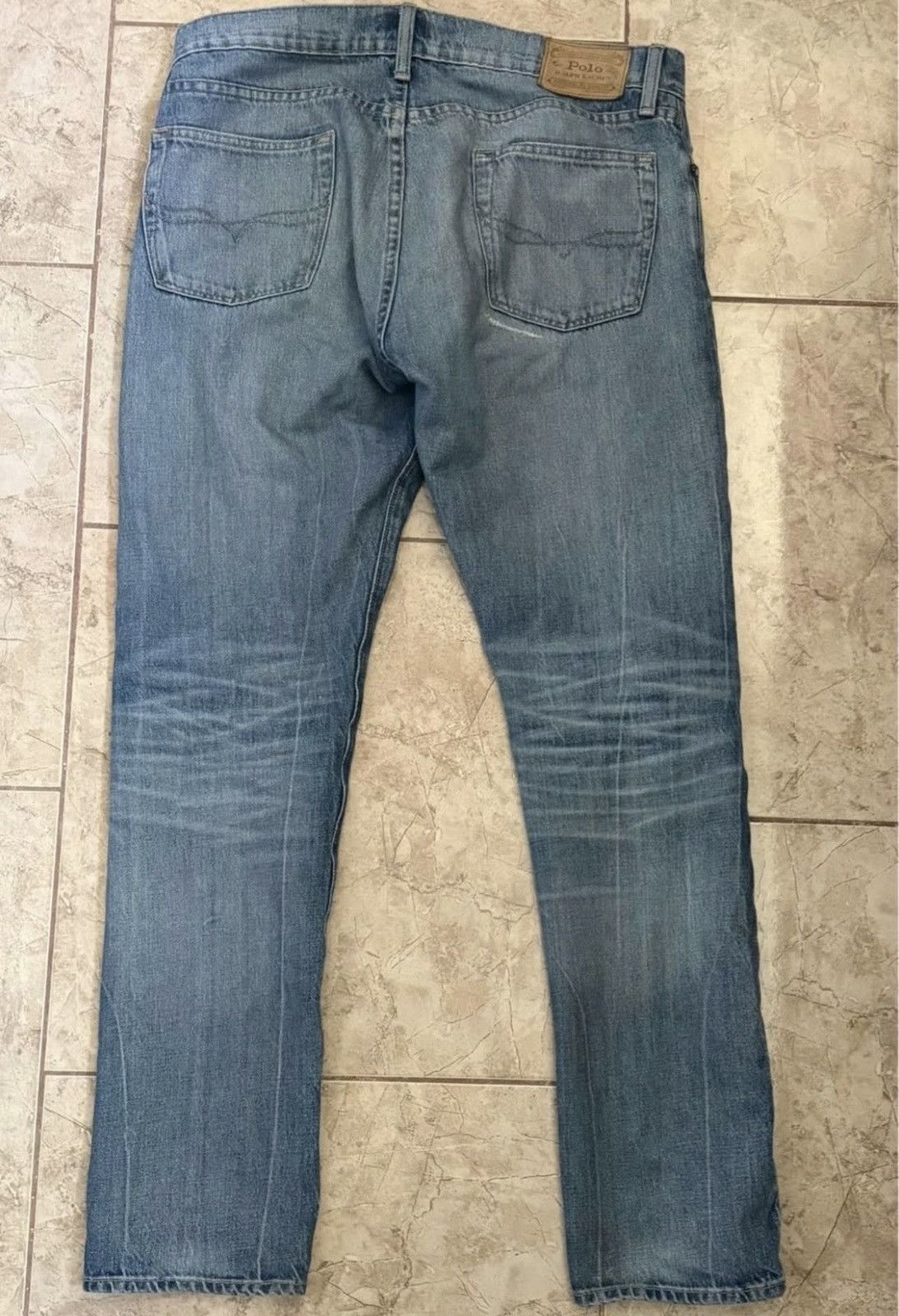Polo Ralph Lauren Polo Ralph Lauren Distressed Light Wash Jeans Size W32 L32 Size US 32 / EU 48 - 2 Thumbnail