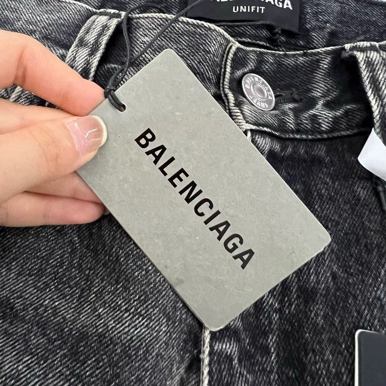 Balenciaga Balenciaga size XS Black Washed Slightly Flared Pants Size US 27 - 7 Thumbnail
