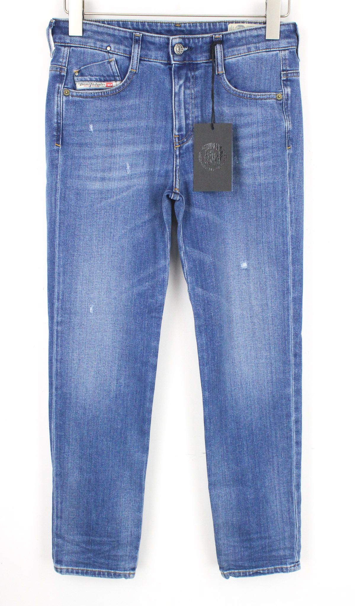 Diesel D-RIFTY 083AX W26/L32 Blue Distressed Jeans 70466 Size 26" / US 2 / IT 38 - 1 Thumbnail