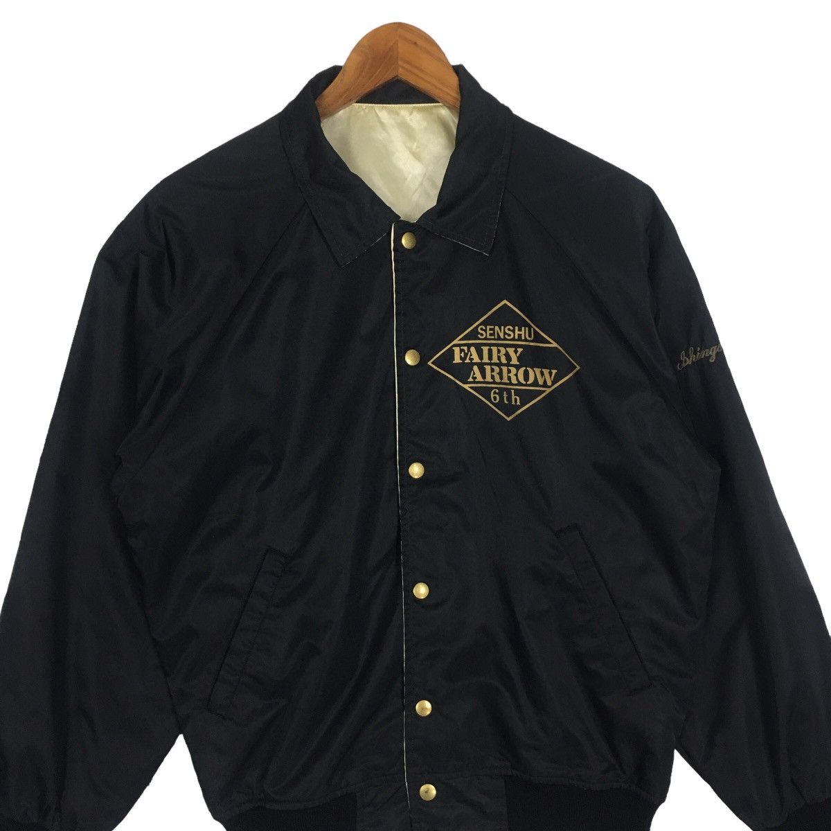 Japanese Brand Senshu University Fairy Arrow Reversible SnapButton Jacket Size US M / EU 48-50 / 2 - 3 Thumbnail