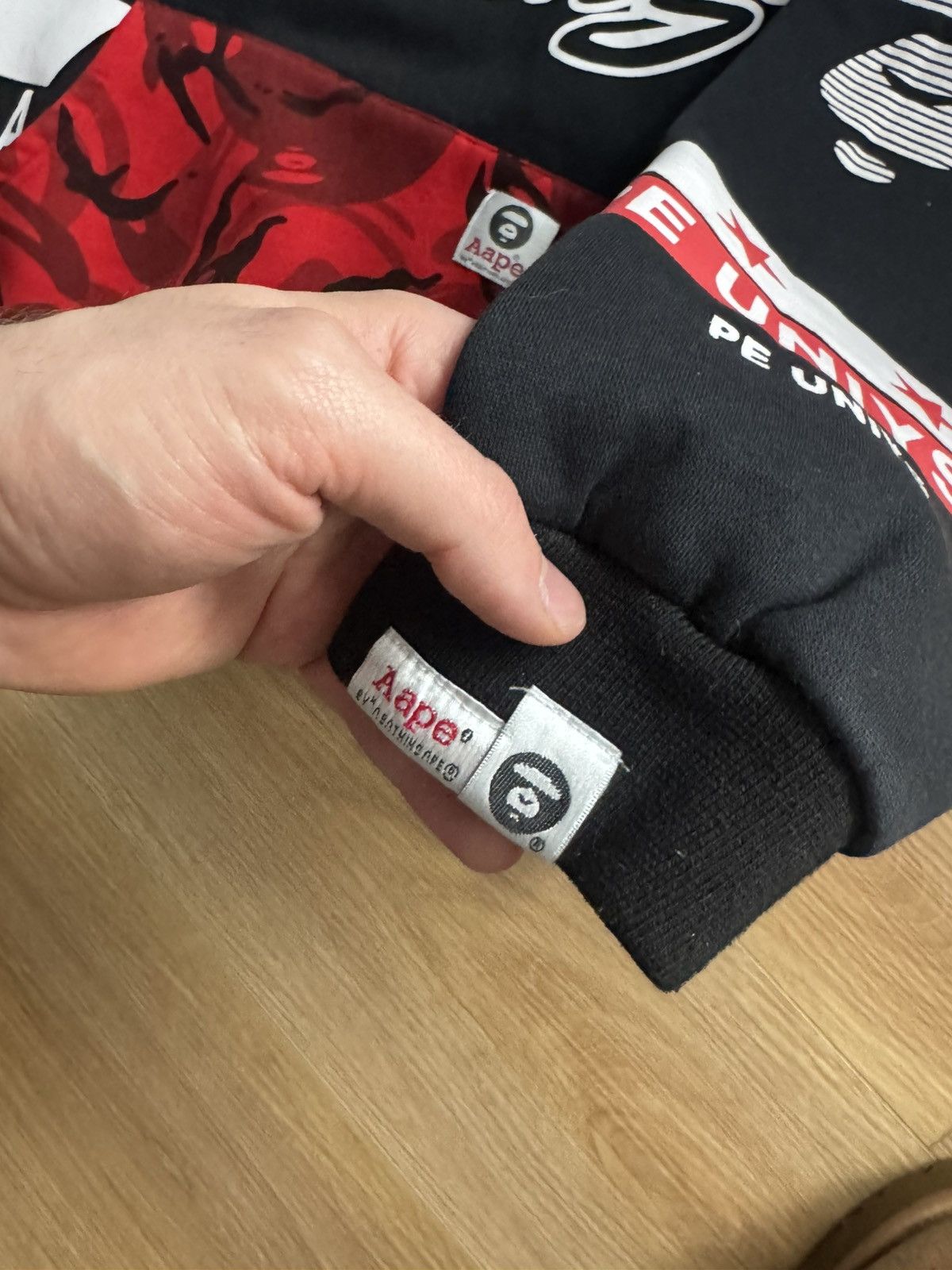 Aape Aape x Bape graphic hoodie Size US L / EU 52-54 / 3 - 3 Thumbnail