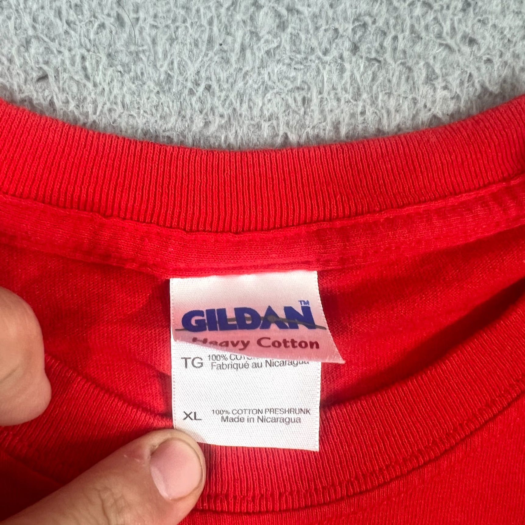 Gildan VINTAGE Woodstock Music And Art Fair T-Shirt Gildan XL Red Mens Size US XL / EU 56 / 4 - 5 Thumbnail