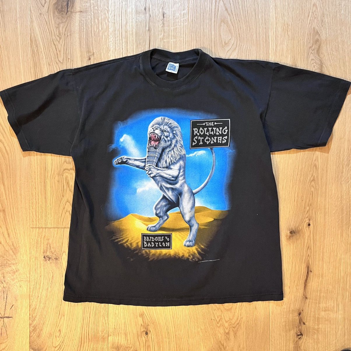 Band Tees × The Rolling Stones × Vintage The Rolling Stones Vintage 1998 EUTour Tshirt Size US L / EU 52-54 / 3 - 1 Thumbnail