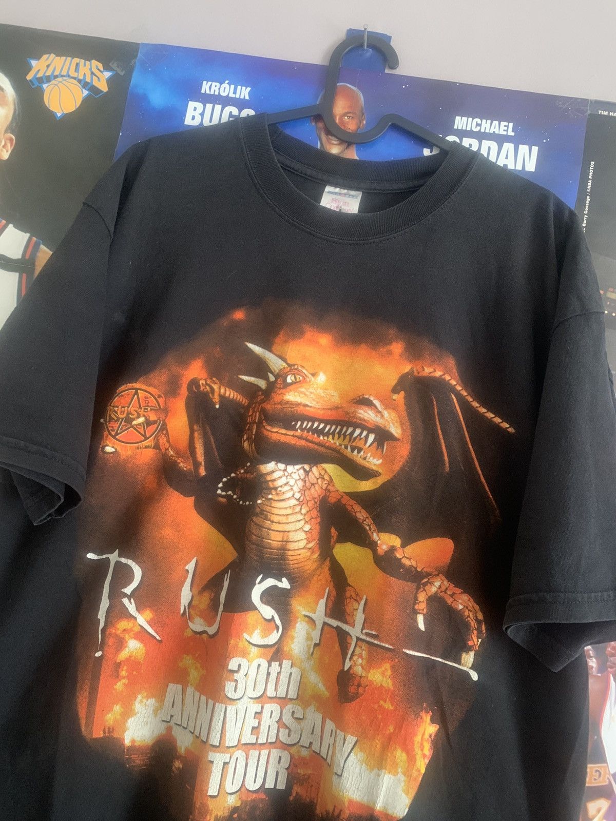 Band Tees × Jerzees × Vintage 00s Vintage Rush US 30th Anniversary Tour Tee Size US XL / EU 56 / 4 - 2 Thumbnail