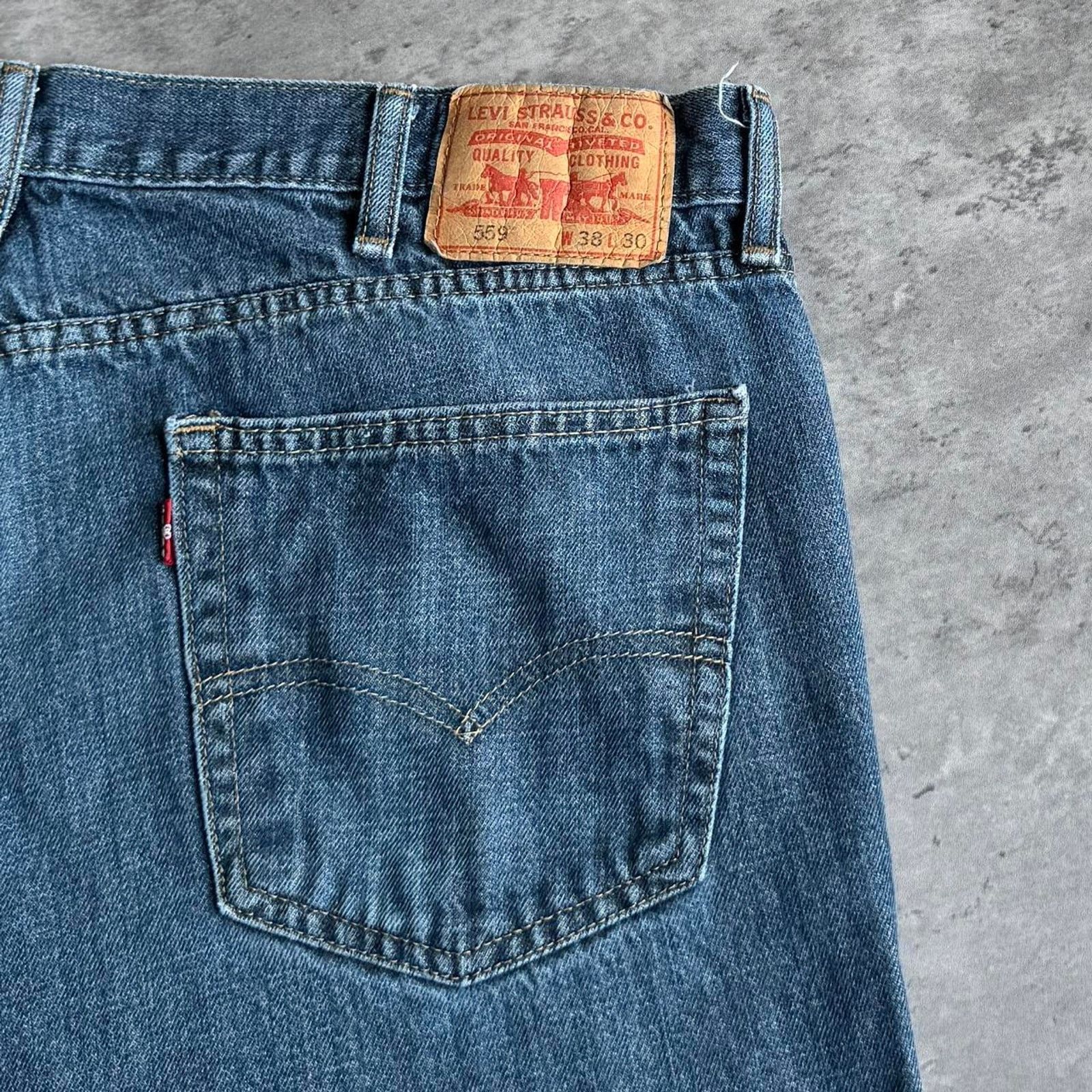 Levi's × Levi's Vintage Clothing × Vintage Vintage Y2K Levi’s 559 Baggy Skater Grunge Cyber Denim Jeans Size US 38 / EU 54 - 3 Thumbnail