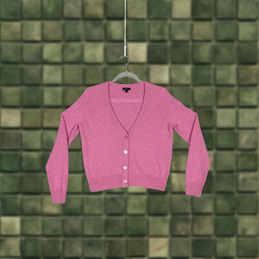 Talbots Talbots Sweater Cardigan Lightweight Lambswool Angora Blend Rose Pink Women's S Size S / US 4 / IT 40 - 1 Thumbnail