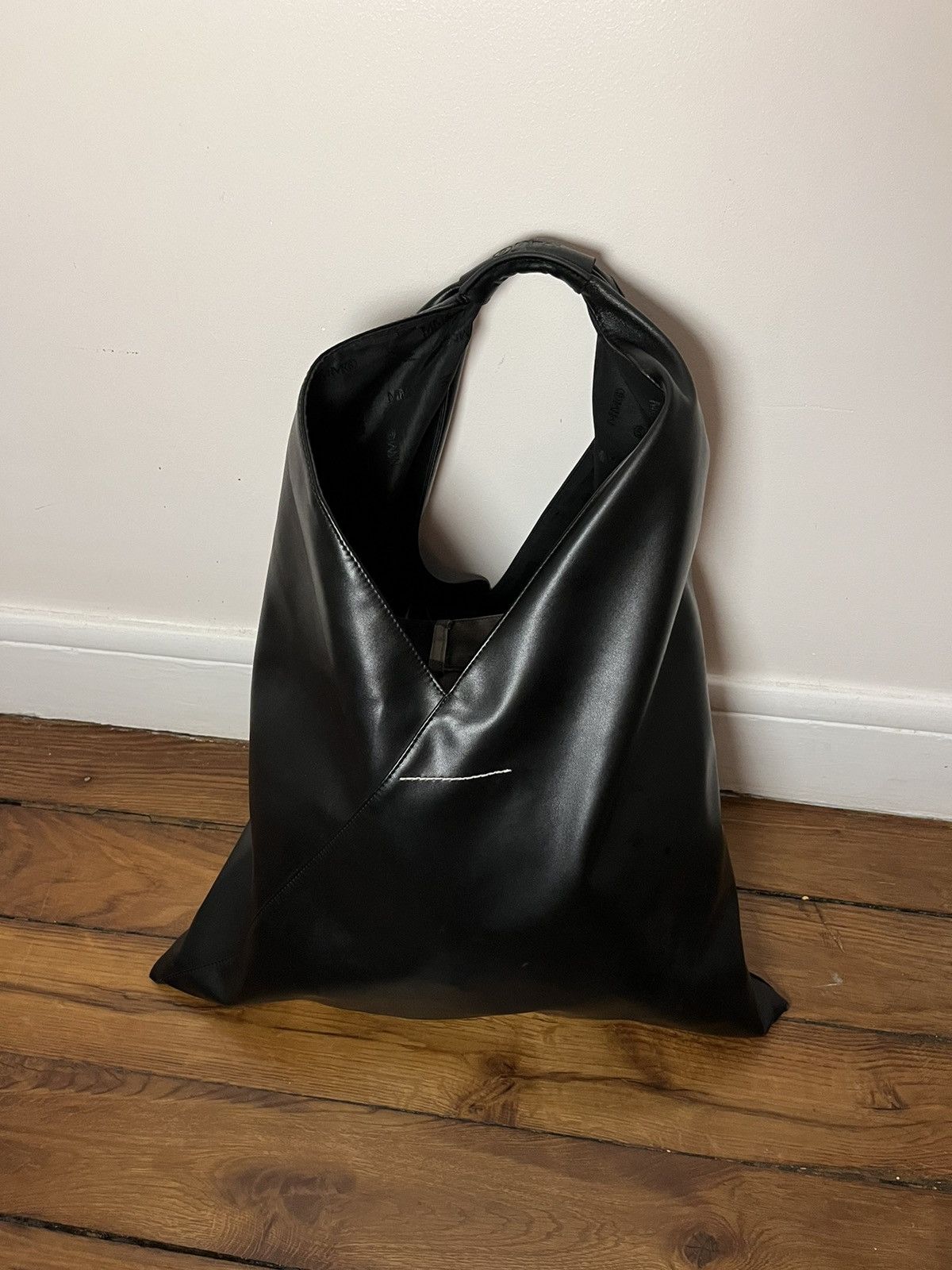 MM6 Maison Margiela - Folded Japanese Faux Leather Bag | HBX