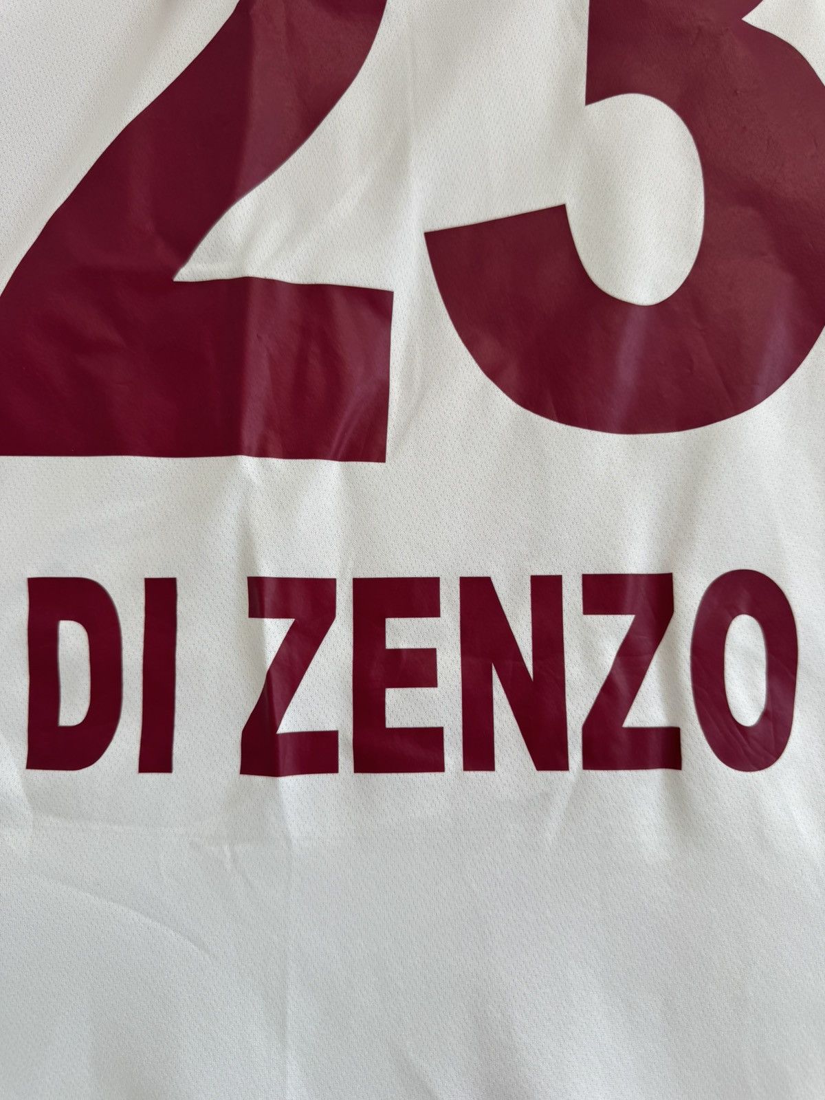 Errea Di Zenzo #23 Bellinzona 2008-2009 Away Soccer Jersey Shirt Size US L / EU 52-54 / 3 - 8 Thumbnail