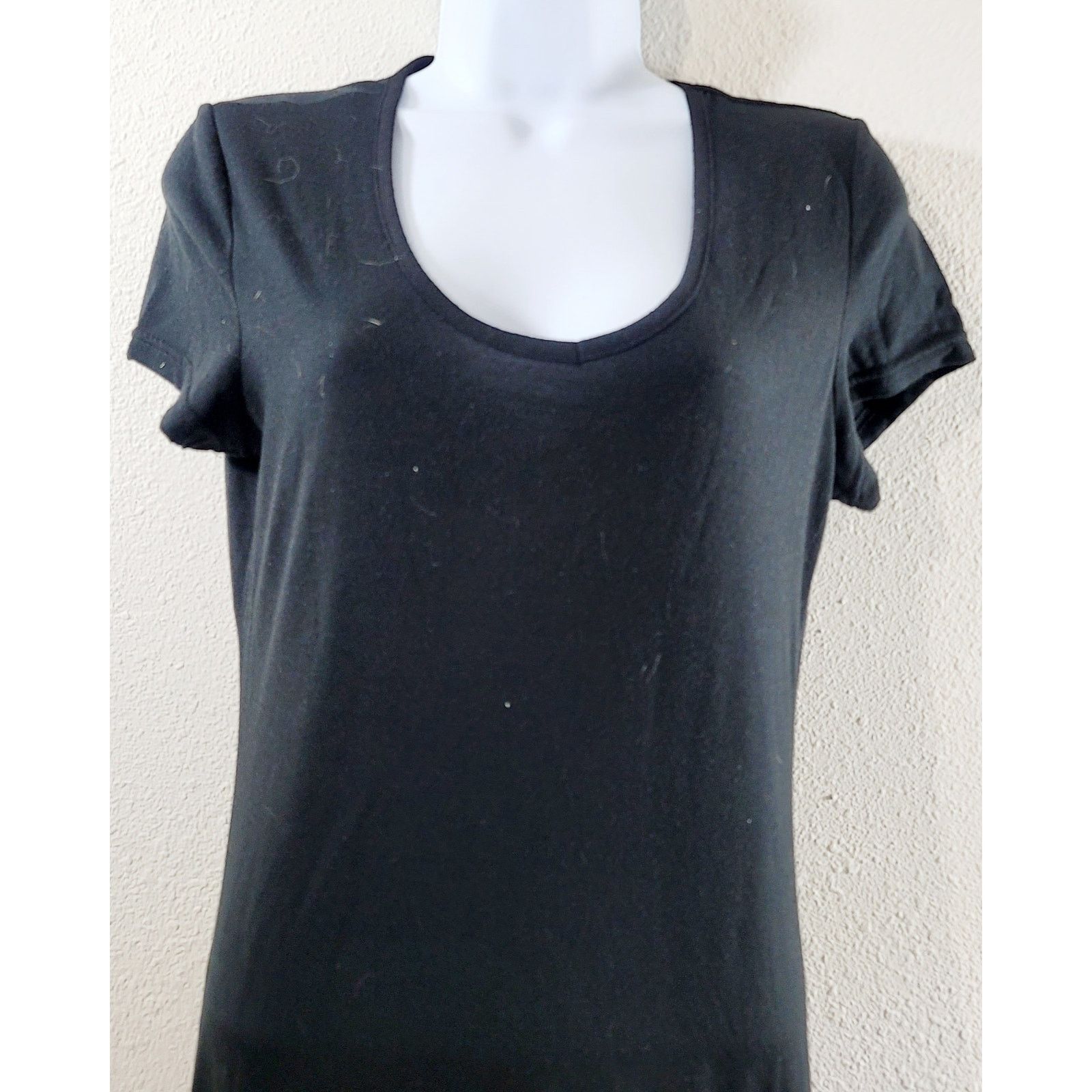 Other Just Love Black Short Capped Sleeve Maxi Dress Large Size L / US 10 / IT 46 - 3 Thumbnail