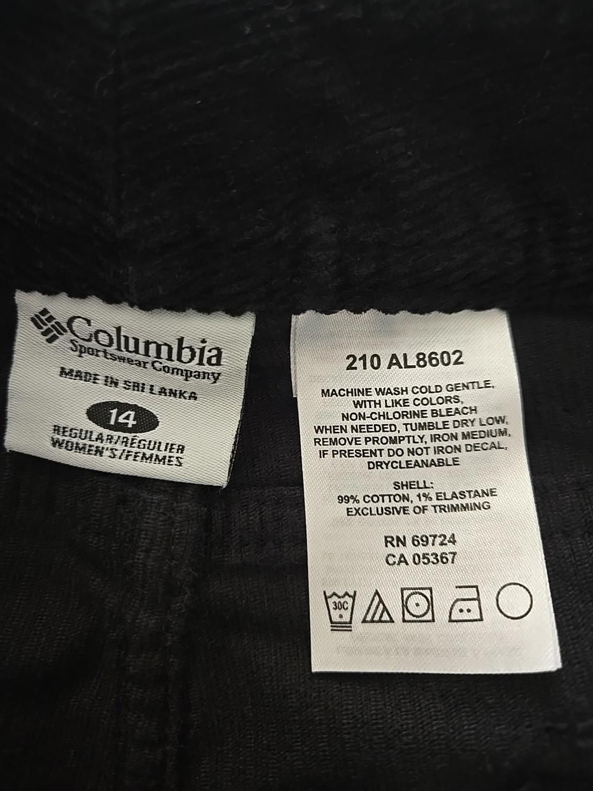 Columbia NWT Columbia Womens Comfort Stretch Corduroy Pants Sz 14 $60 Size 36" / US 14 / IT 50 - 8 Thumbnail