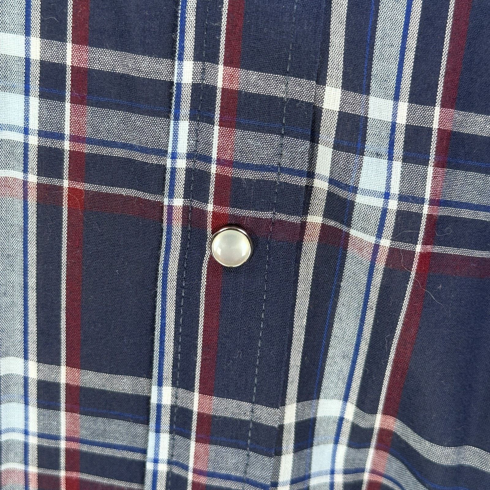 Other Ely Cattleman Shirt Men’s 3XLT Blue Plaid Western Button-Up Size US XXL / EU 58 / 5 - 3 Thumbnail