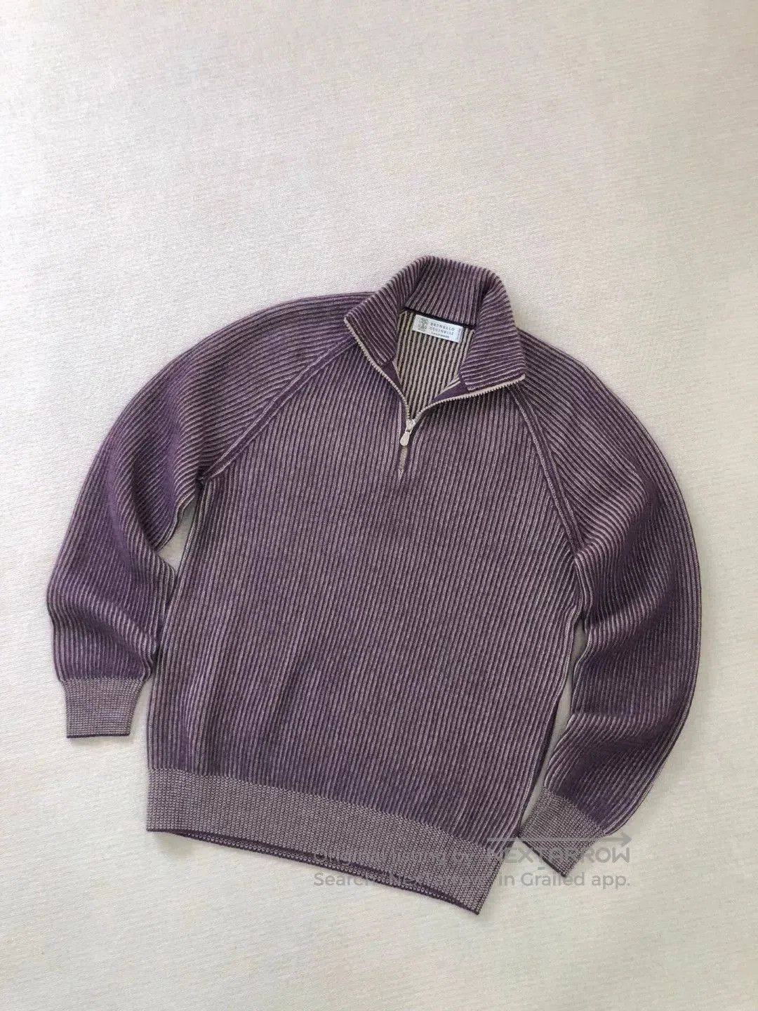 Brunello Cucinelli Brunello Cucinelli Purple Cashmere Sweater. Size US M / EU 48-50 / 2 - 3 Thumbnail