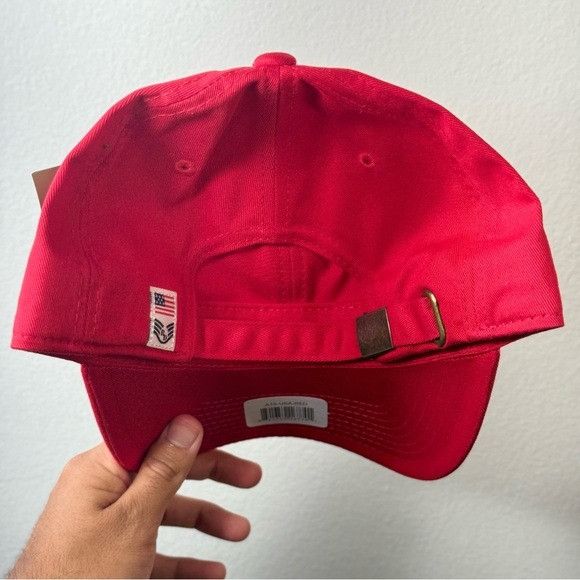Designer NWT RAPID DOMINANCE USA FLAG RED DAD HAT Size ONE SIZE - 6 Thumbnail