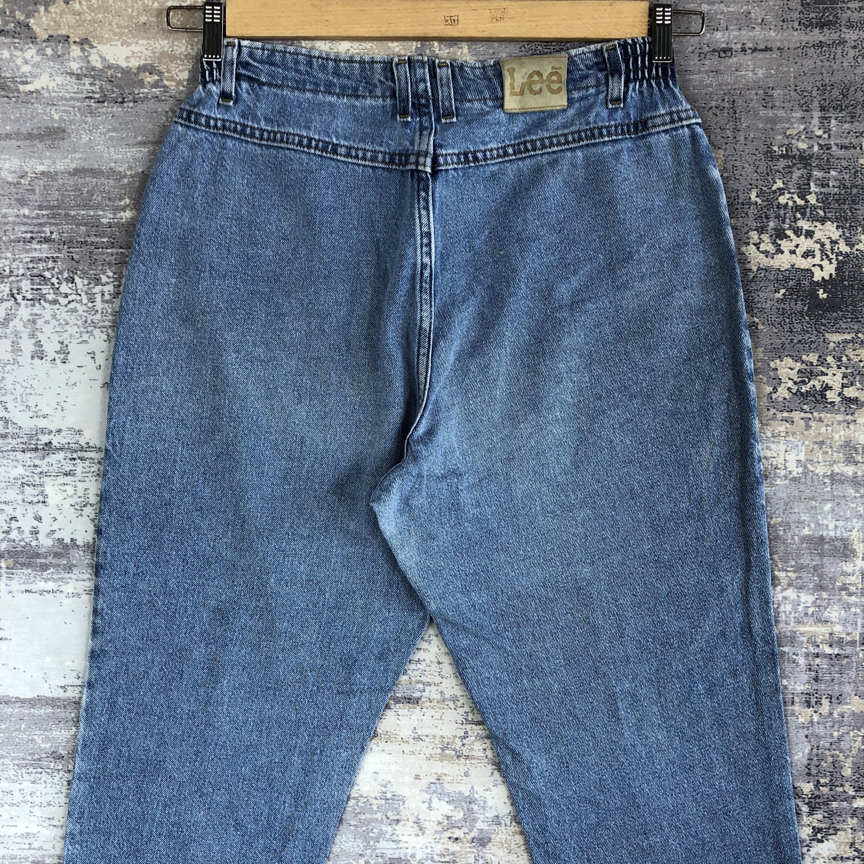 Lee Vintage 90s Lee Sun Faded Jeans Baggy Lee Faded Blue Denim Size US 30 / EU 46 - 4 Thumbnail