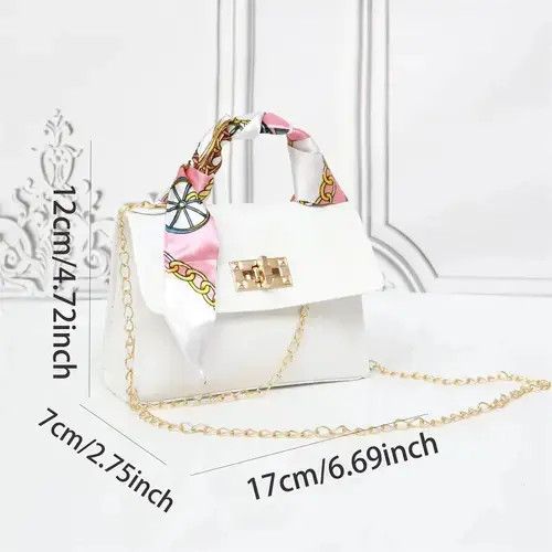 High Sport Bag Scarf Mini Chain Single Shoulder bag Size ONE SIZE - 3 Thumbnail