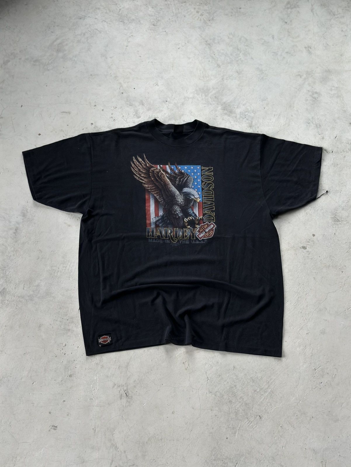 Harley Davidson Harley Davidson 1991 vintage 3D emblem tee Size US XXL / EU 58 / 5 - 1 Thumbnail