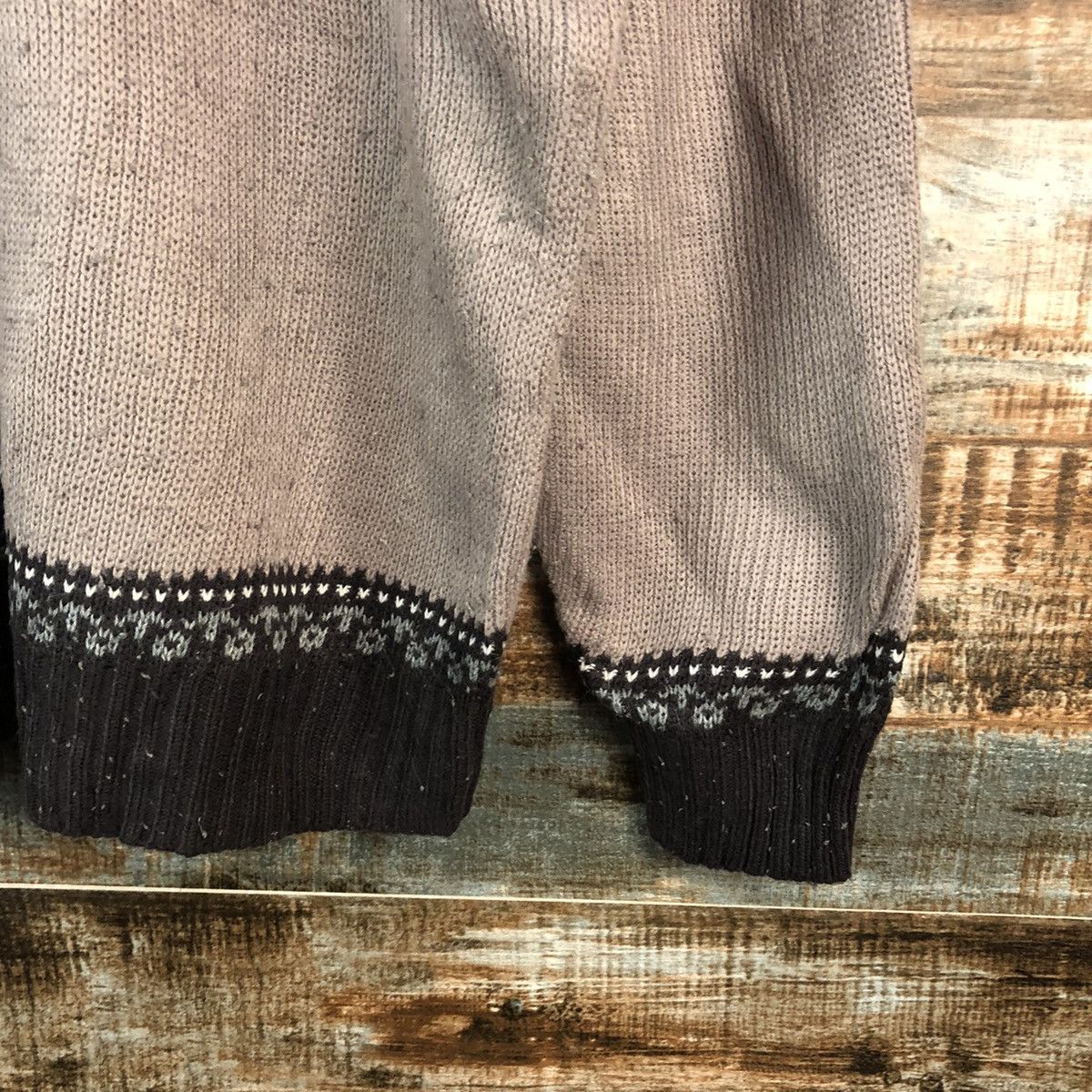 Homespun Knitwear × Japanese Brand Will Pips Brown vintage Knitwear #A2347 Size US L / EU 52-54 / 3 - 8 Thumbnail