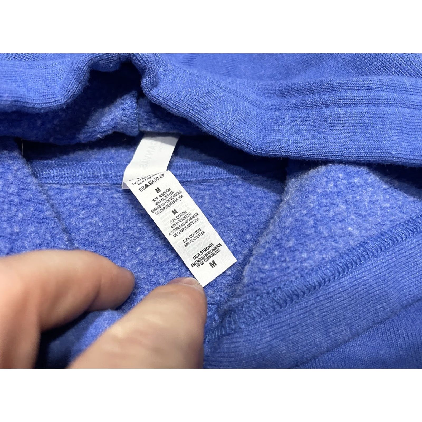Vintage Yonder Mountain String Band Hoodie YMSB Medium Jam Band Bluegrass F2 Hoodie Men M Blue Pullover 55% Cotton 45% Polyester Size US M / EU 48-50 / 2 - 2 Thumbnail