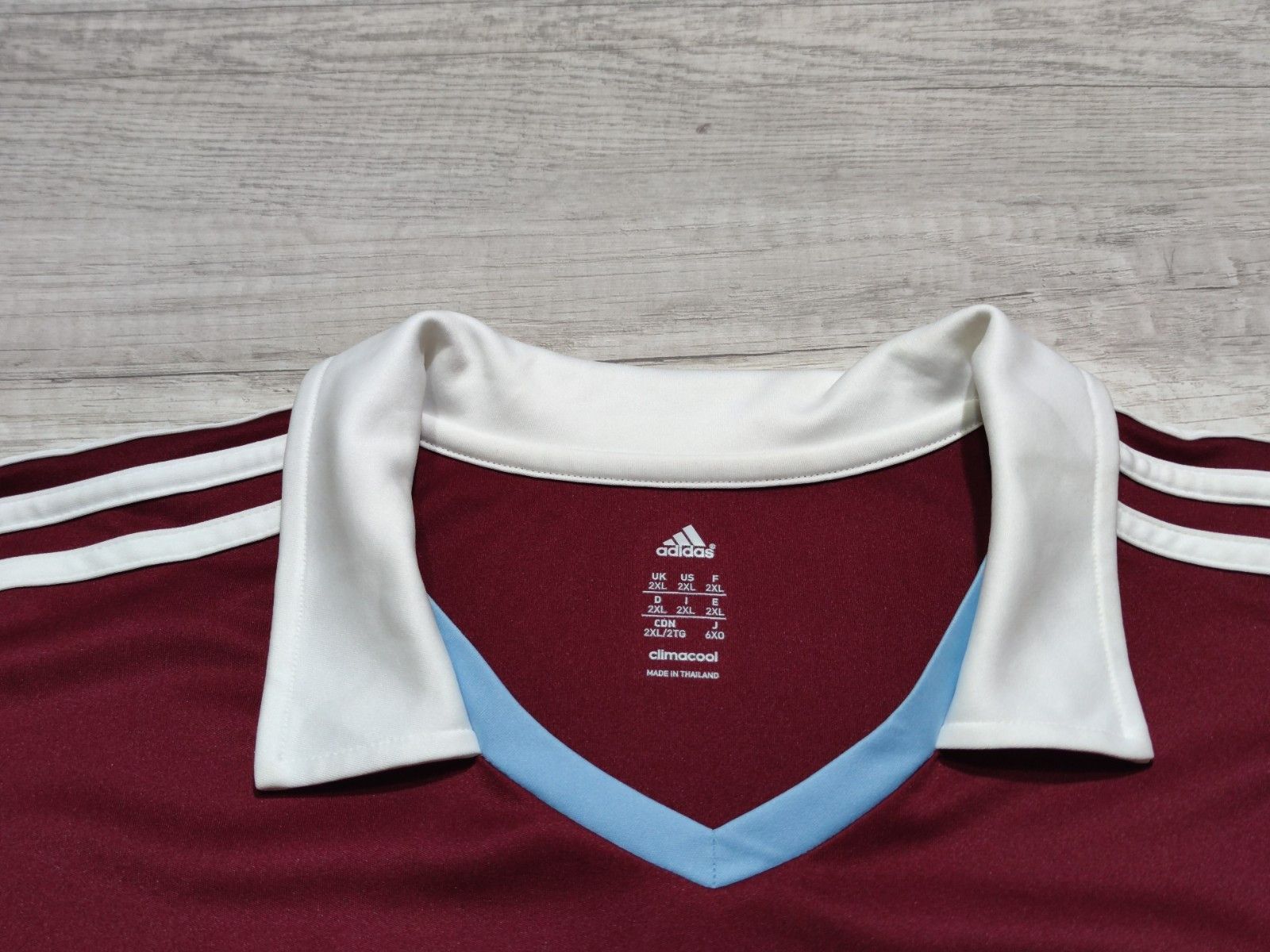 Adidas West Ham 2013-2014 Football Jersey Shirt Size UK 2XL Size US XXL / EU 58 / 5 - 5 Thumbnail