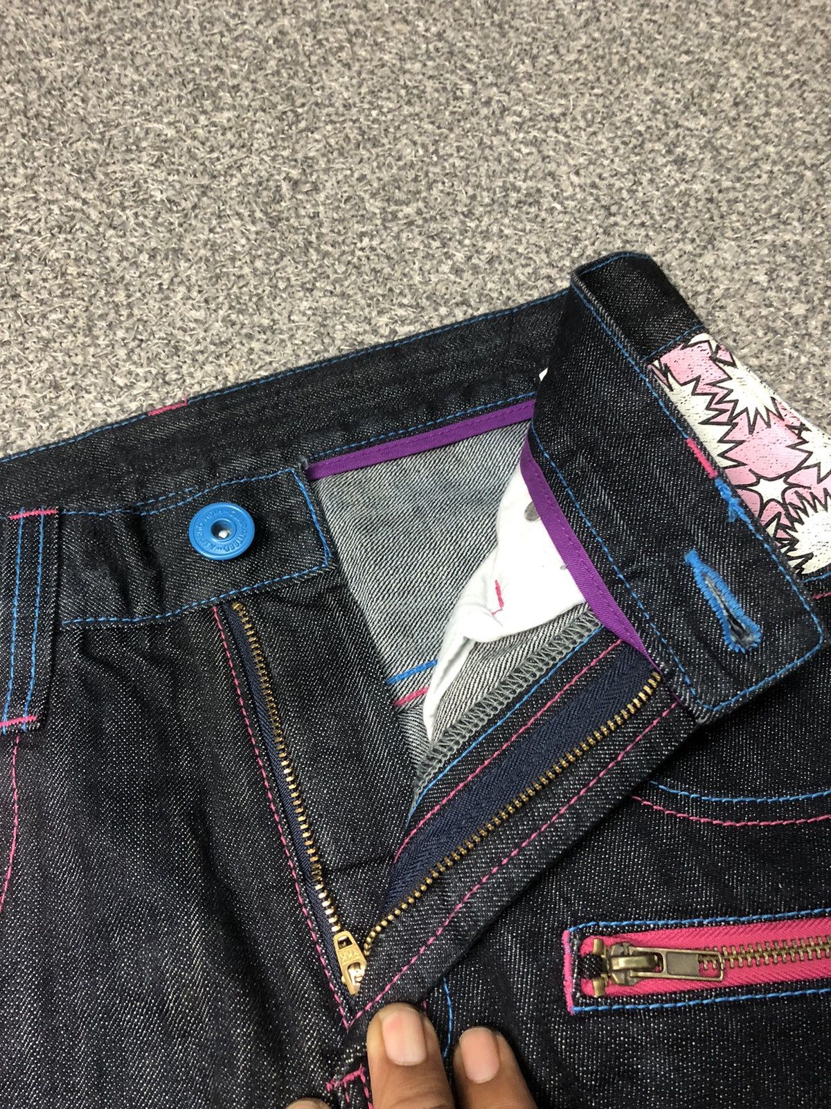 Hysteric Glamour × Japanese Brand × Vintage Japanese Brands Hysteric Glamour Style Double Zipper Jeans Size US 30 / EU 46 - 8 Thumbnail