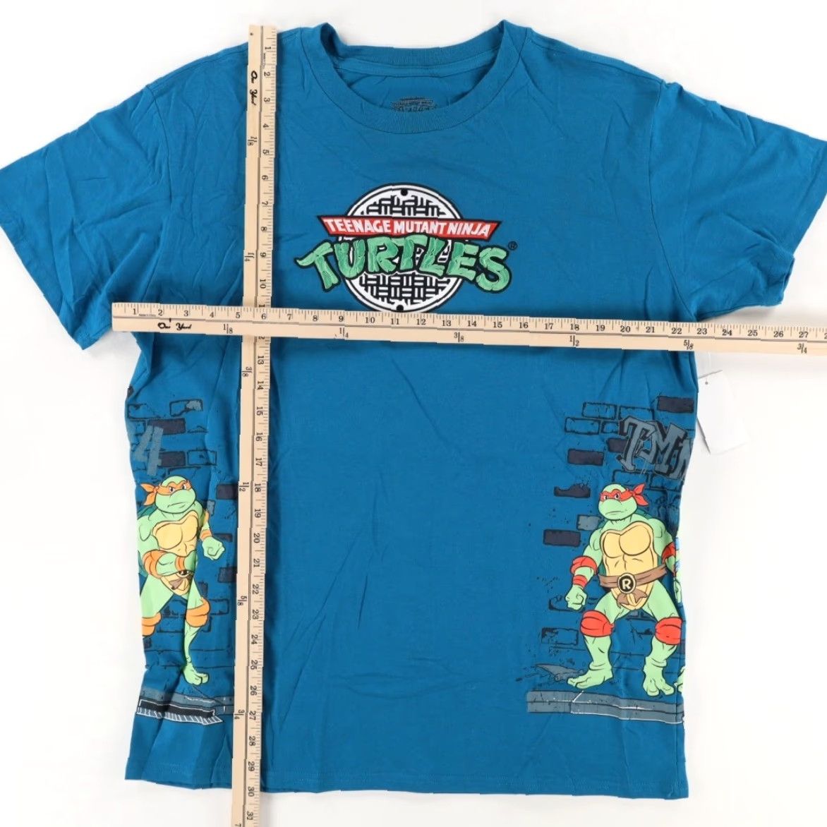 Altea Teenage Mutant Ninja Turtles T-Shirt Embroidered Teal Men's XL Size US XL / EU 56 / 4 - 3 Thumbnail