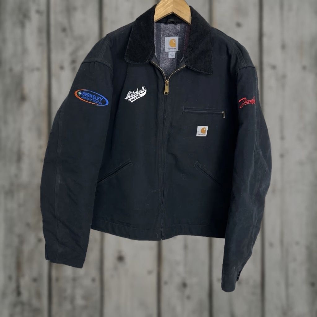 Carhartt × Streetwear Carhartt Detroit Jacket Black 0J3828-M Size