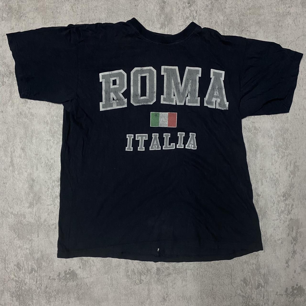 Other Black and grey Roma Italy T-shirt #Italy Size US S / EU 44-46 / 1 - 1 Thumbnail