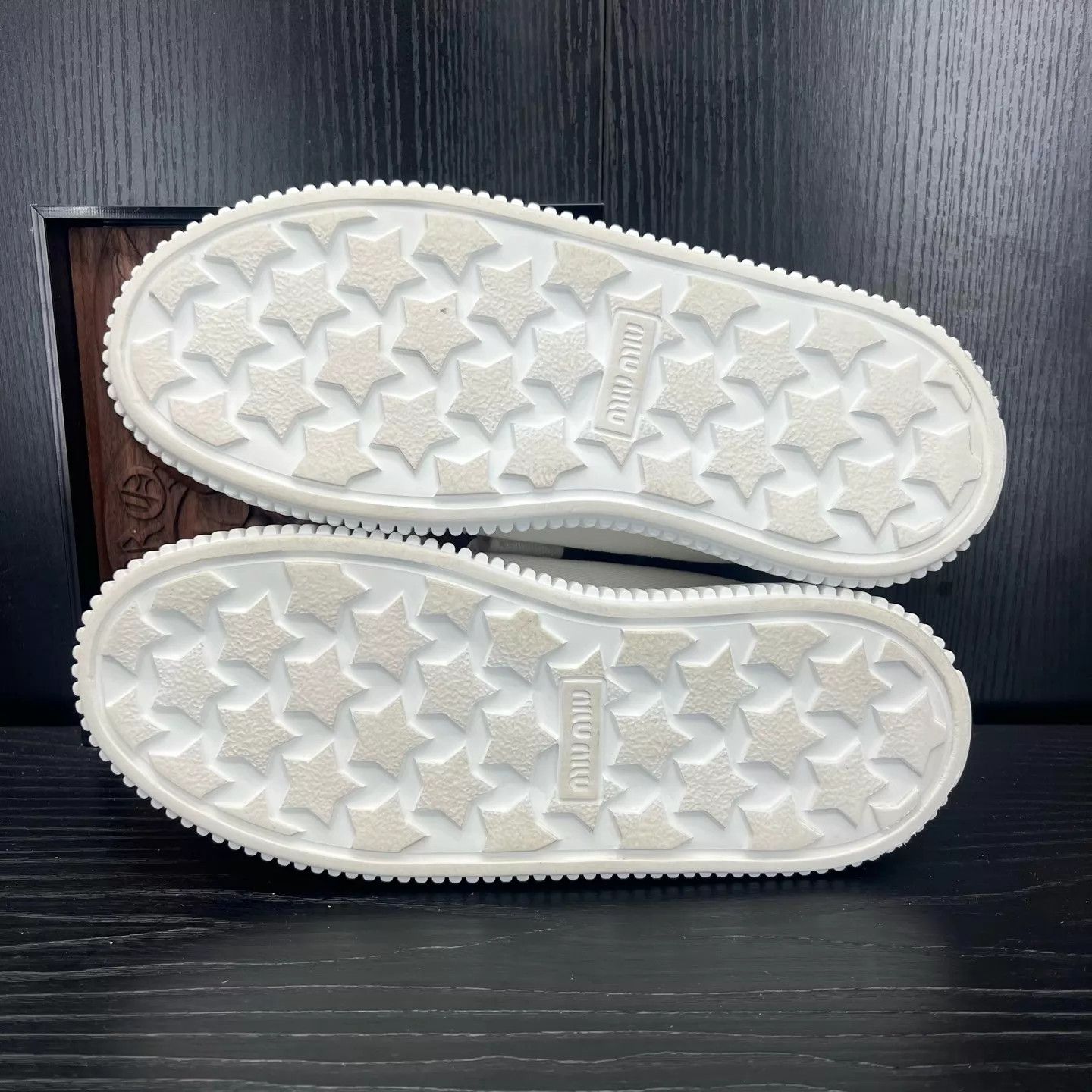 Miu Miu MIU MIU white canvas Velcro 38 like new Size US 7.5 / IT 37.5 - 5 Thumbnail